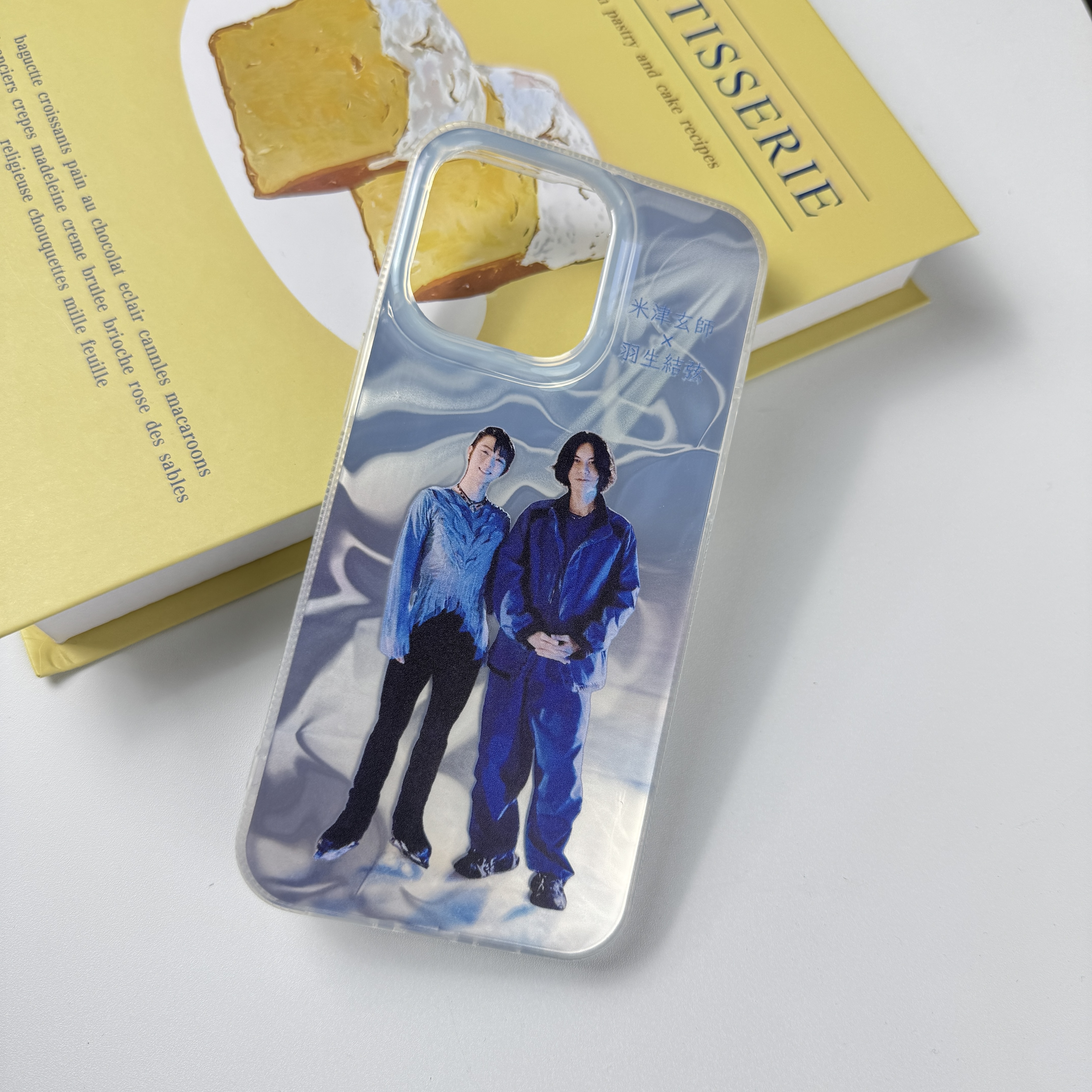 レーザーグラデーションスマートフォンケース【米津玄師x羽生結弦】