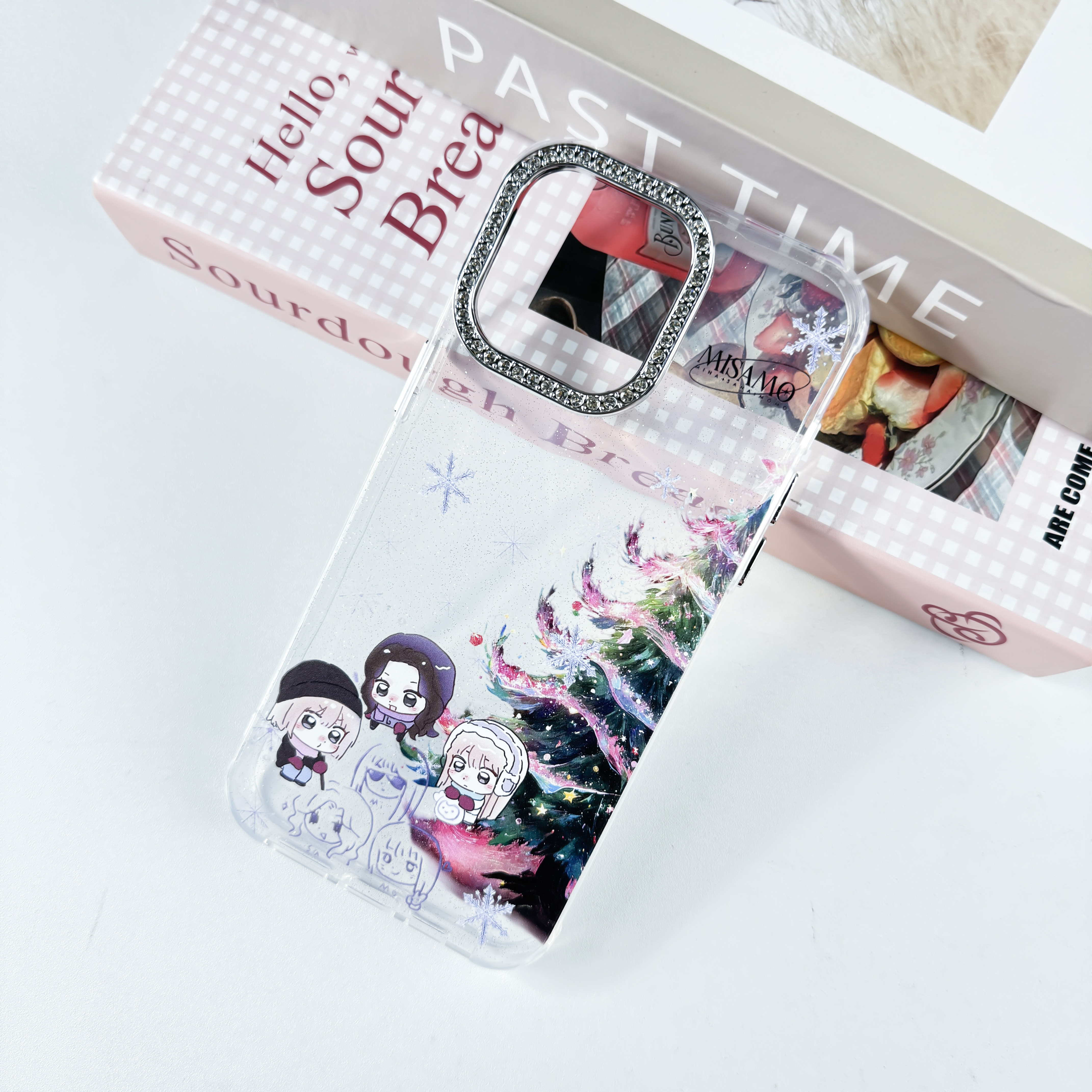 ダイヤモンドレーザーグラデーションスマートフォンケース【MISAMO/TWICE/PLAY】
