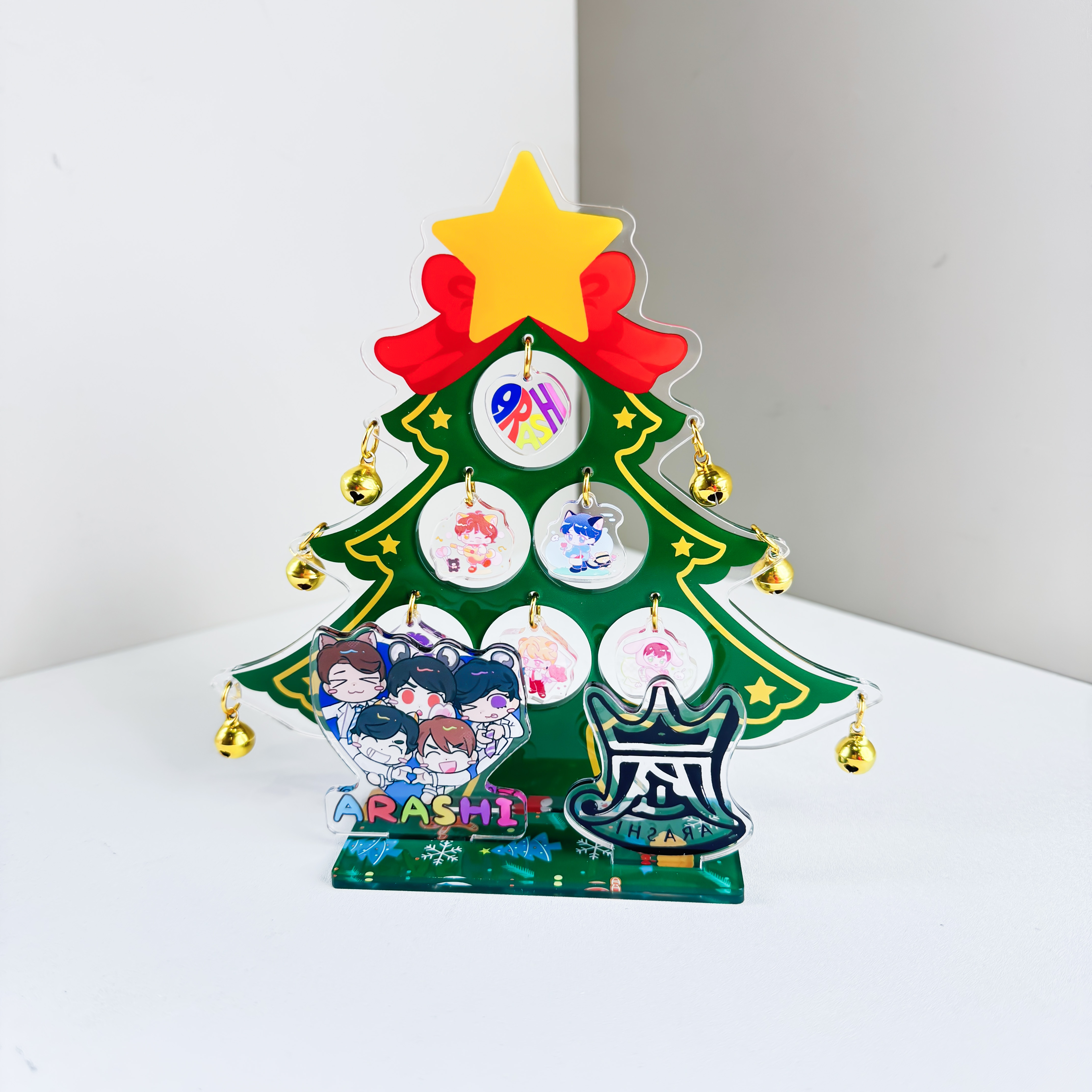 小さなクリスマスツリーDIY飾り【嵐ARASHI】