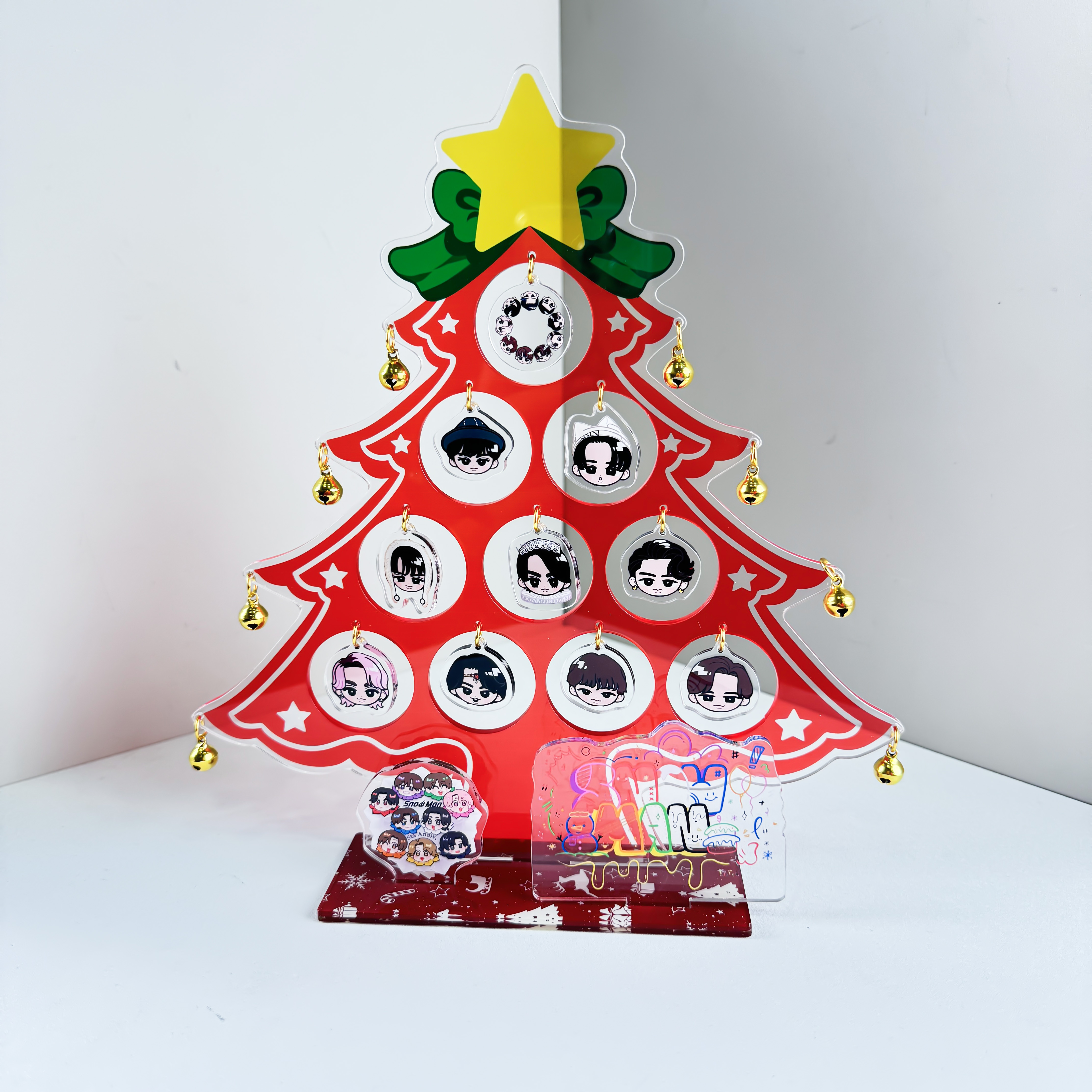 大きなクリスマスツリーDIY飾り【Snow Man】