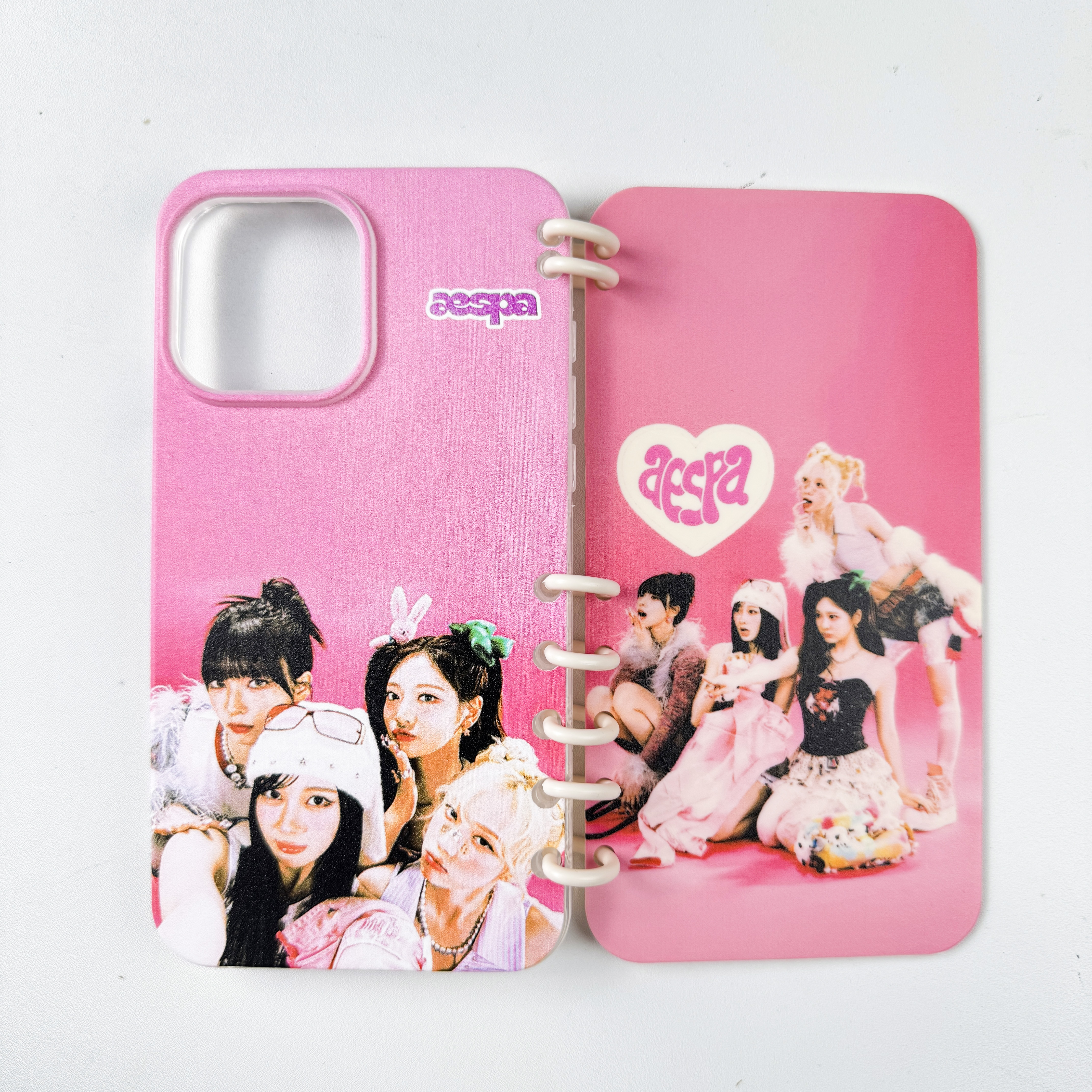 ノート型スマートフォンケース【AESPA】-YITOTO™推し活がもっと楽しくなる