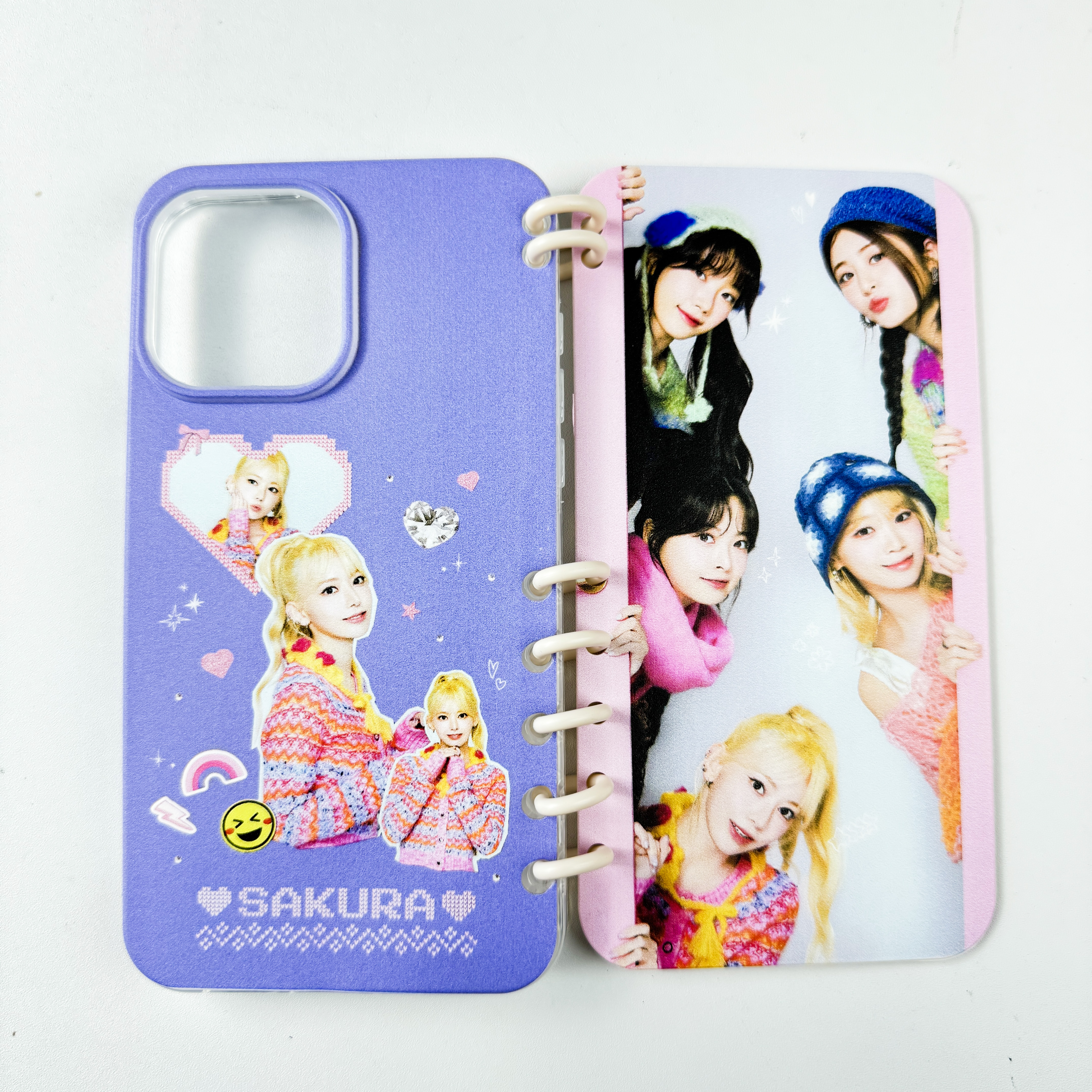 ノート型スマートフォンケース【LESSERAFIM】-YITOTO™推し活がもっと楽しくなる