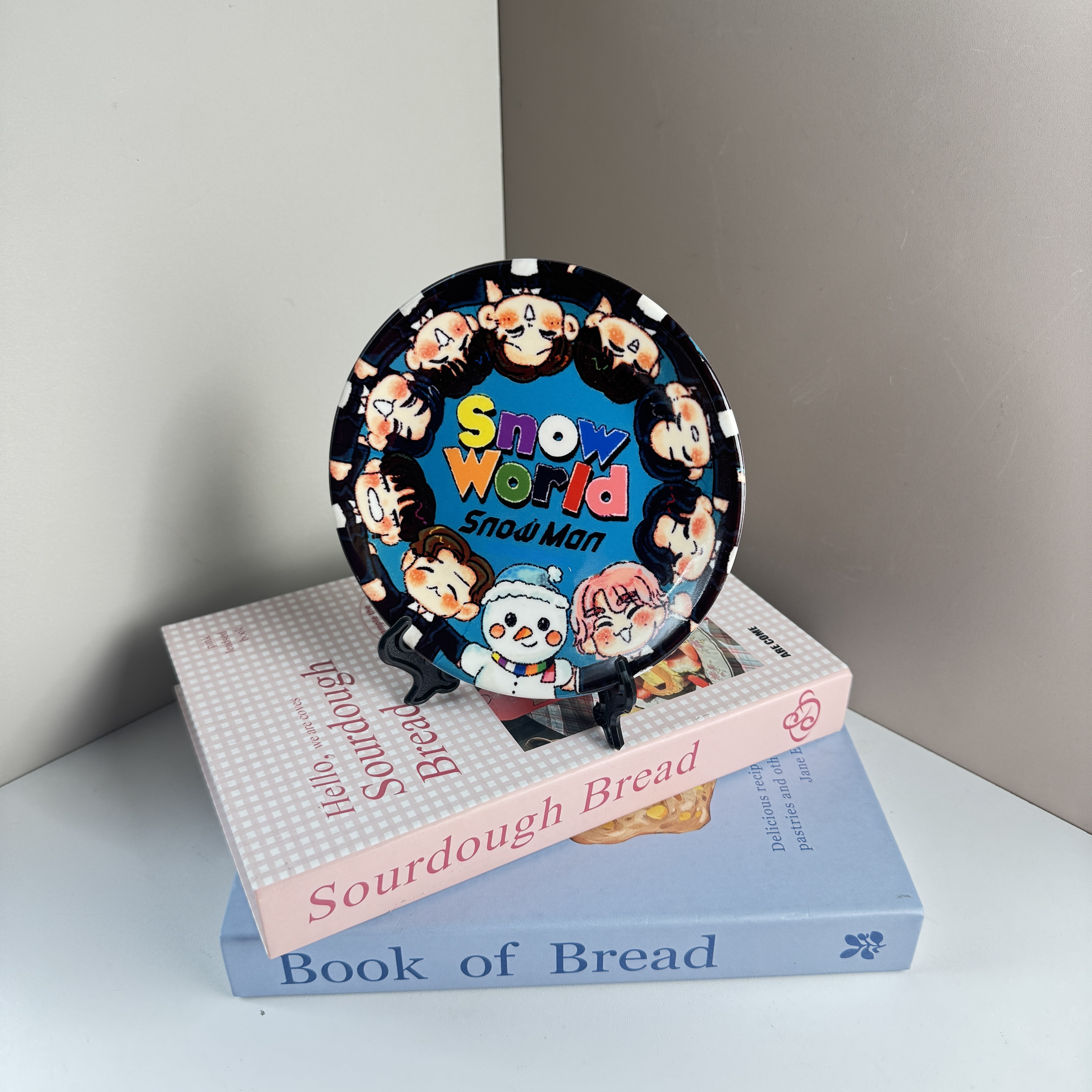 スターキャラクター陶器ミニプレート【Snow Man】