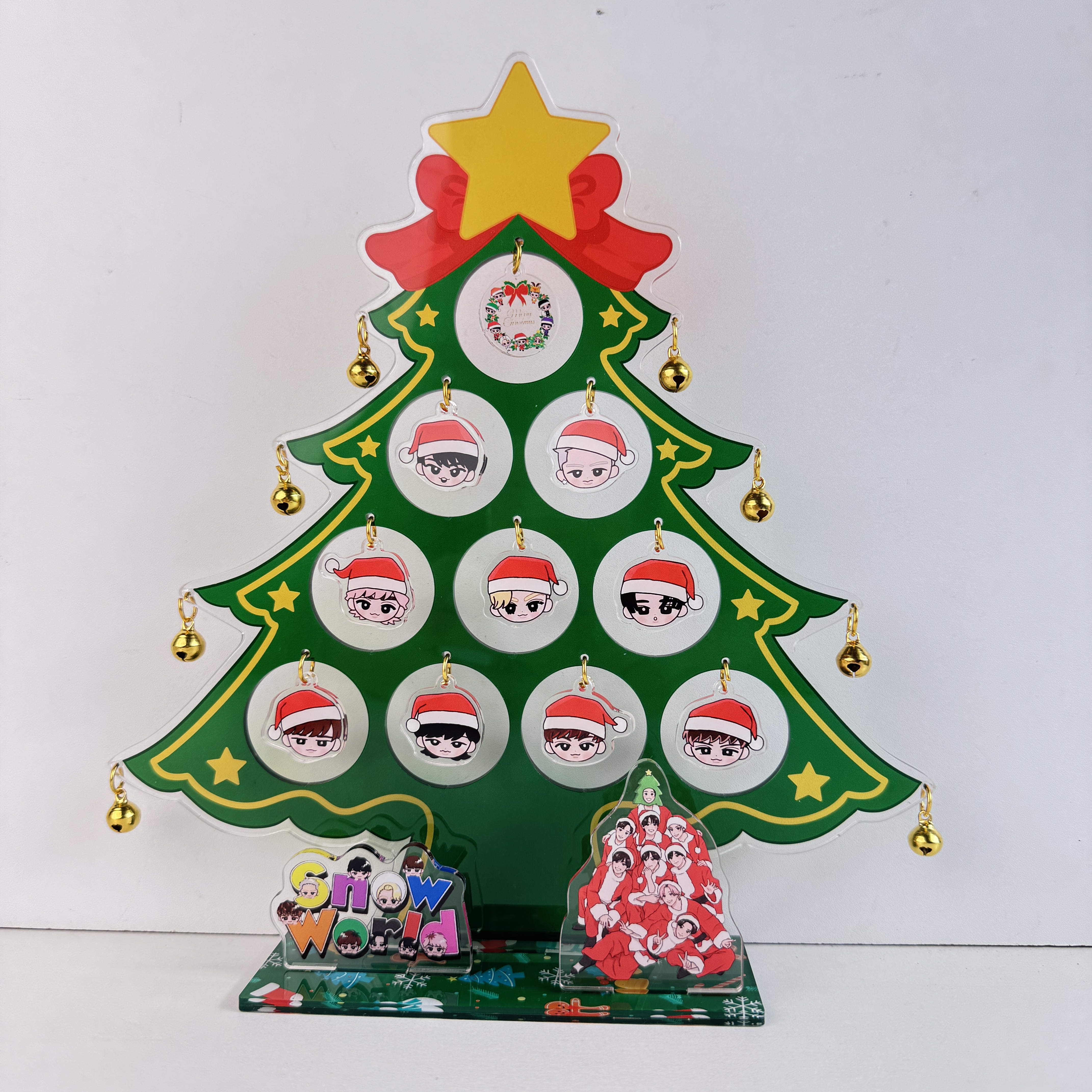 大きなクリスマスツリーDIY飾り【Snow Man】-B