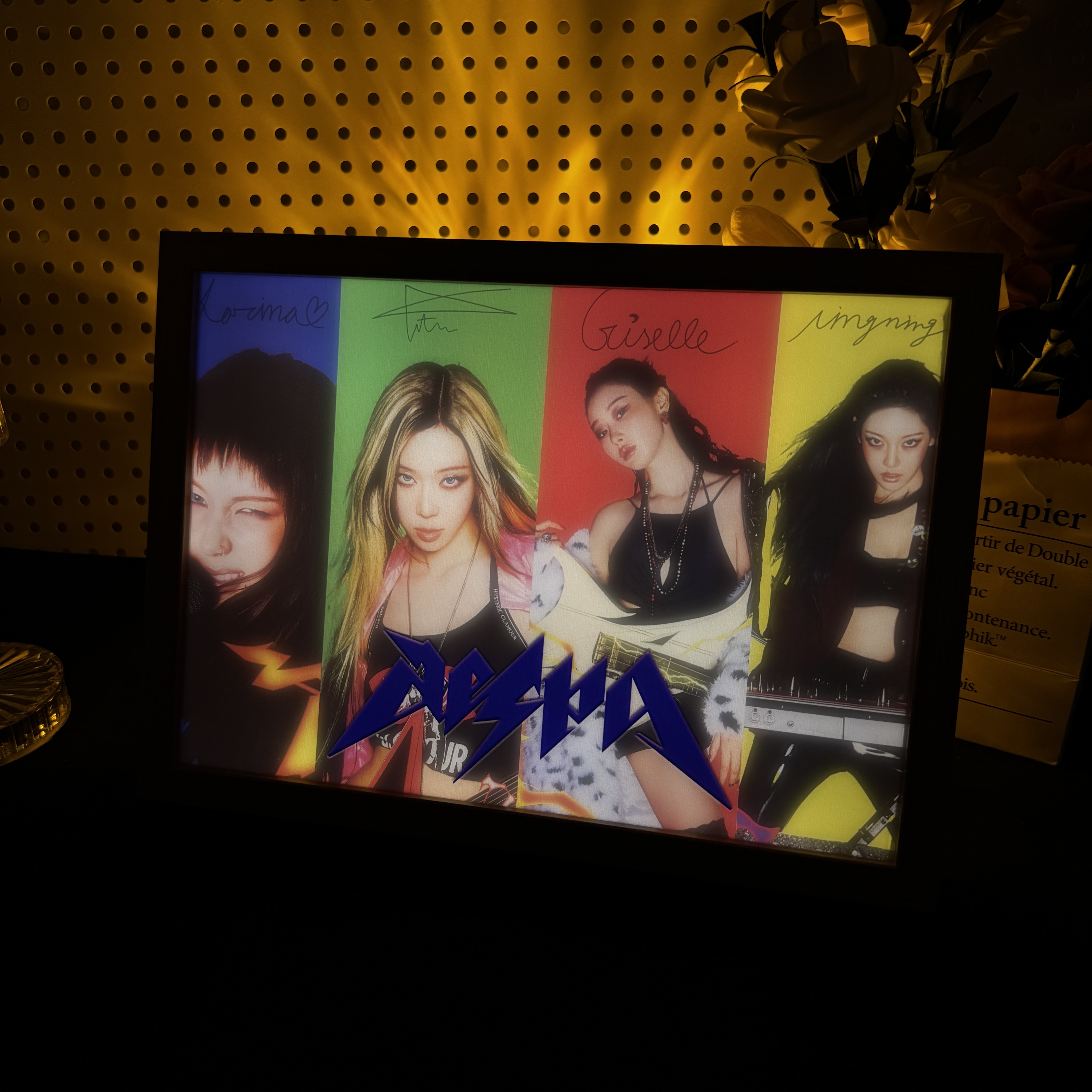 夕暮れの光と影の絵【aespa/Rich Man】