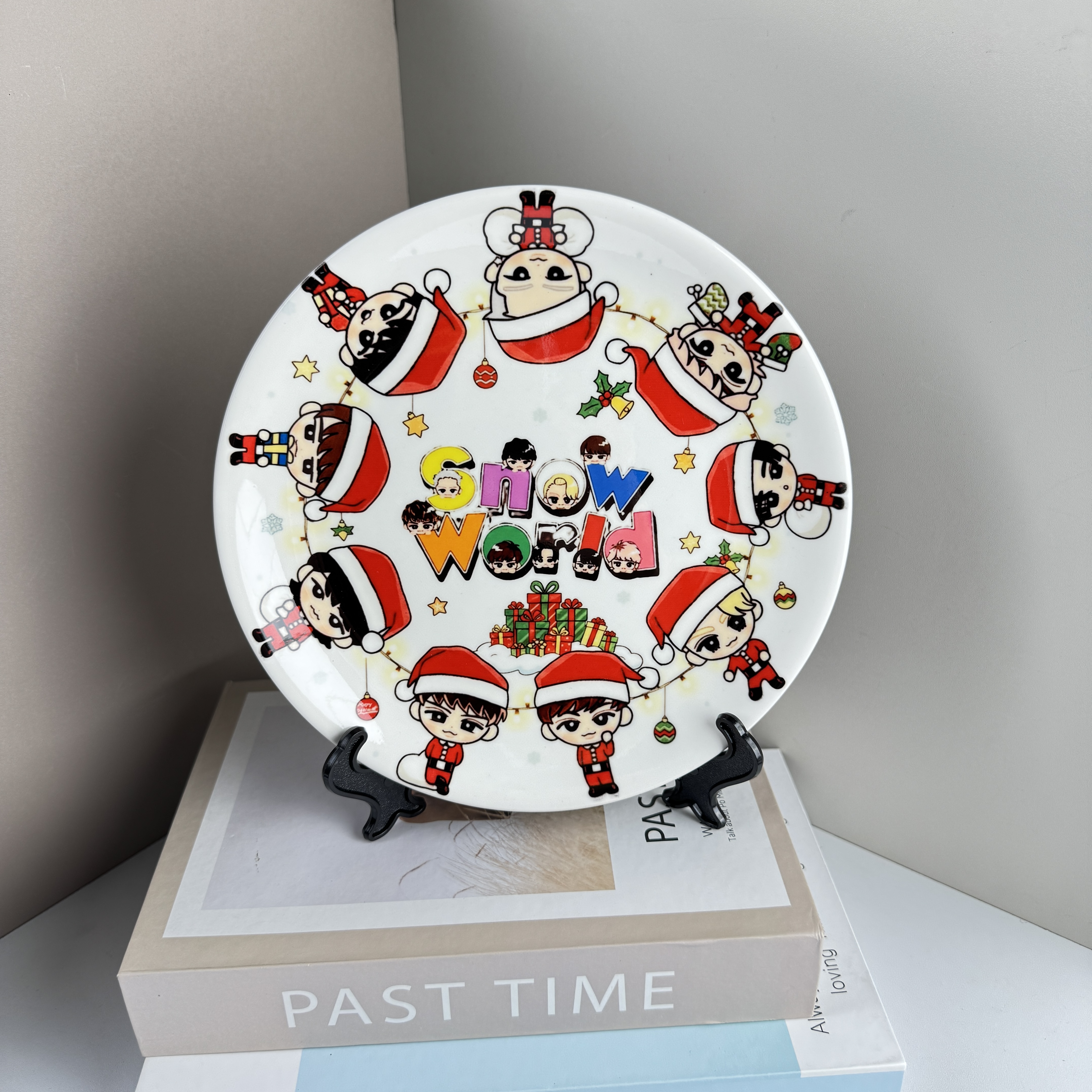 ミニ多用途陶器プレート【Snow Man】