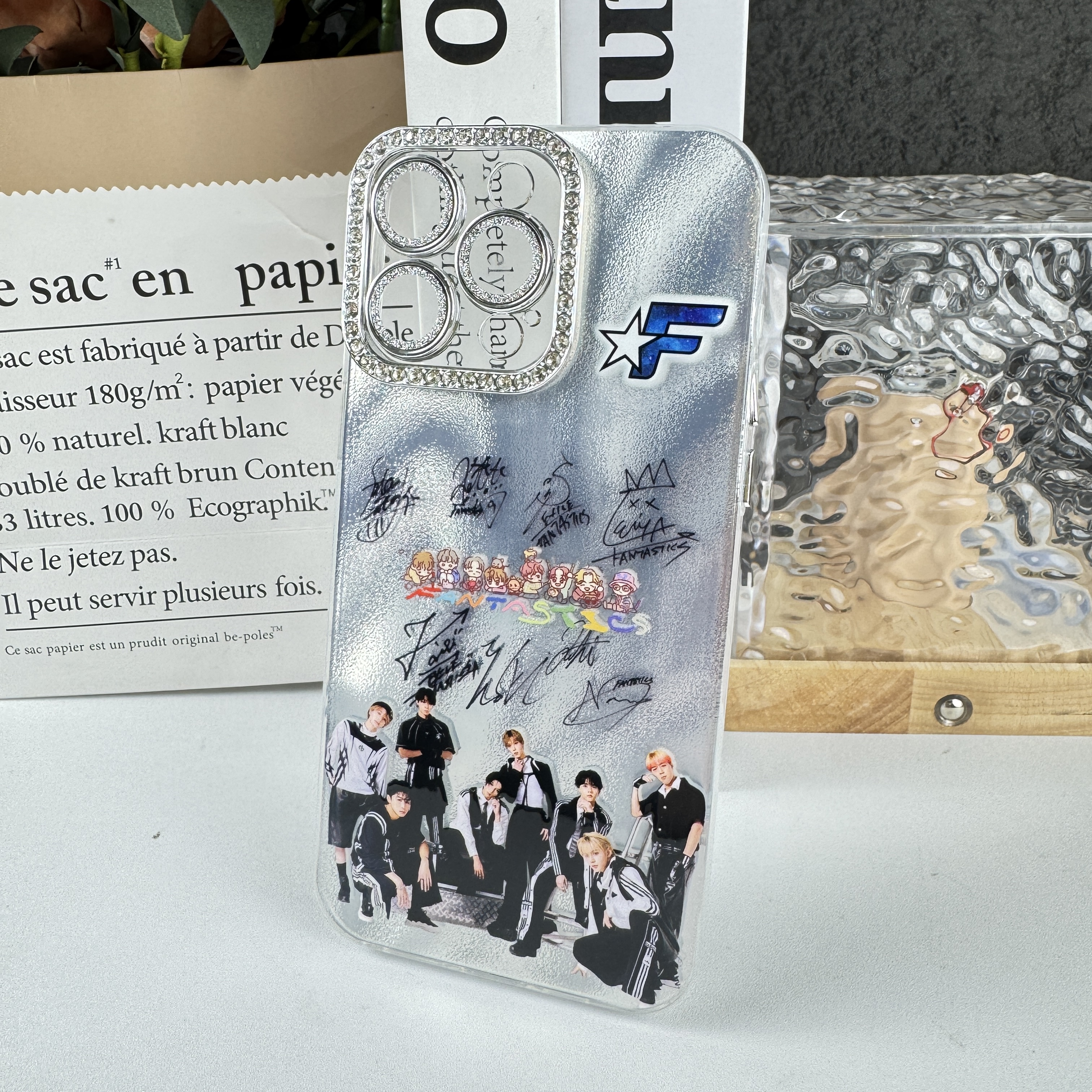 ダイヤモンドレーザーグラデーションスマートフォンケース【FANTASTICS/ブレイクライン】