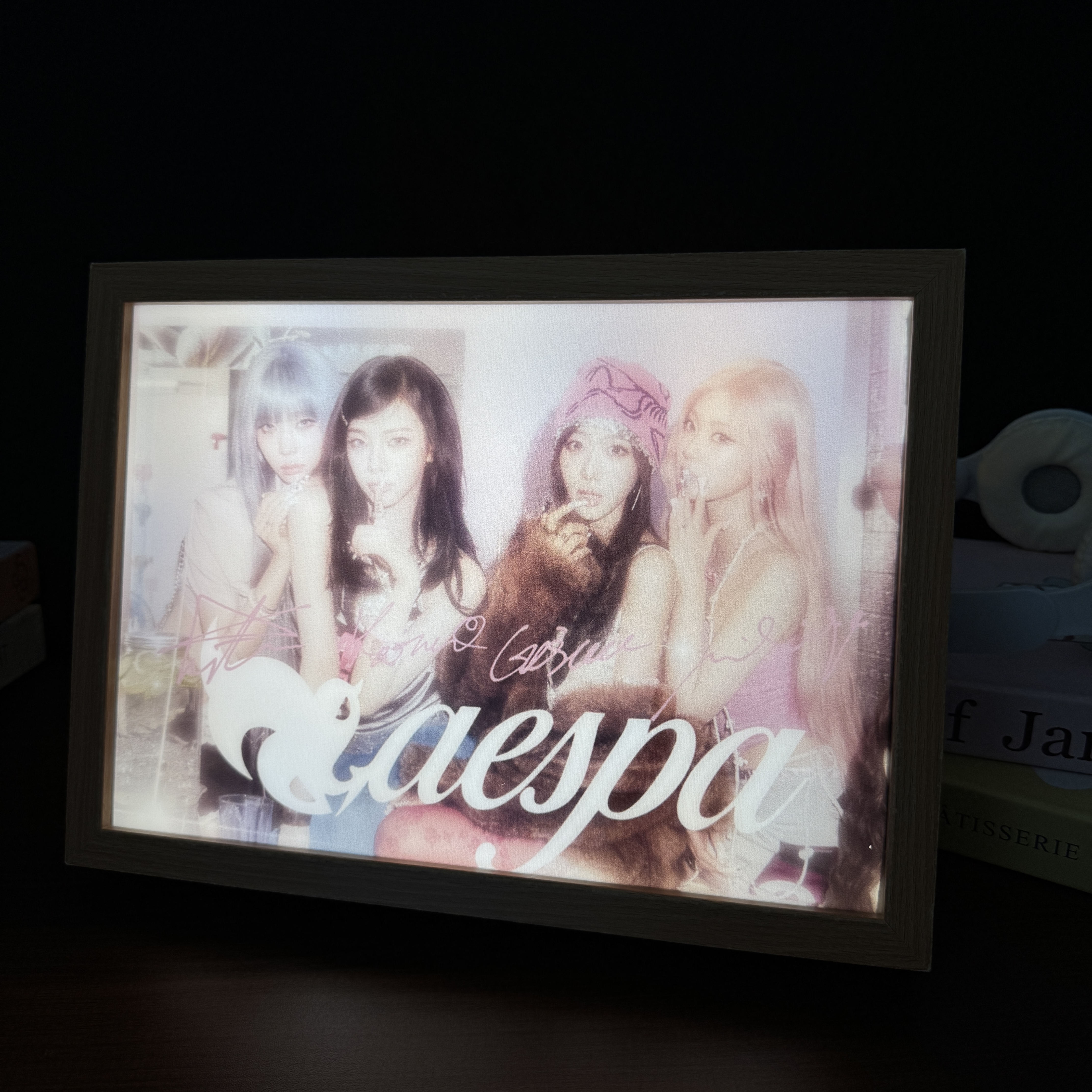夕暮れの光と影の絵【aespa/Kiss N Tell】