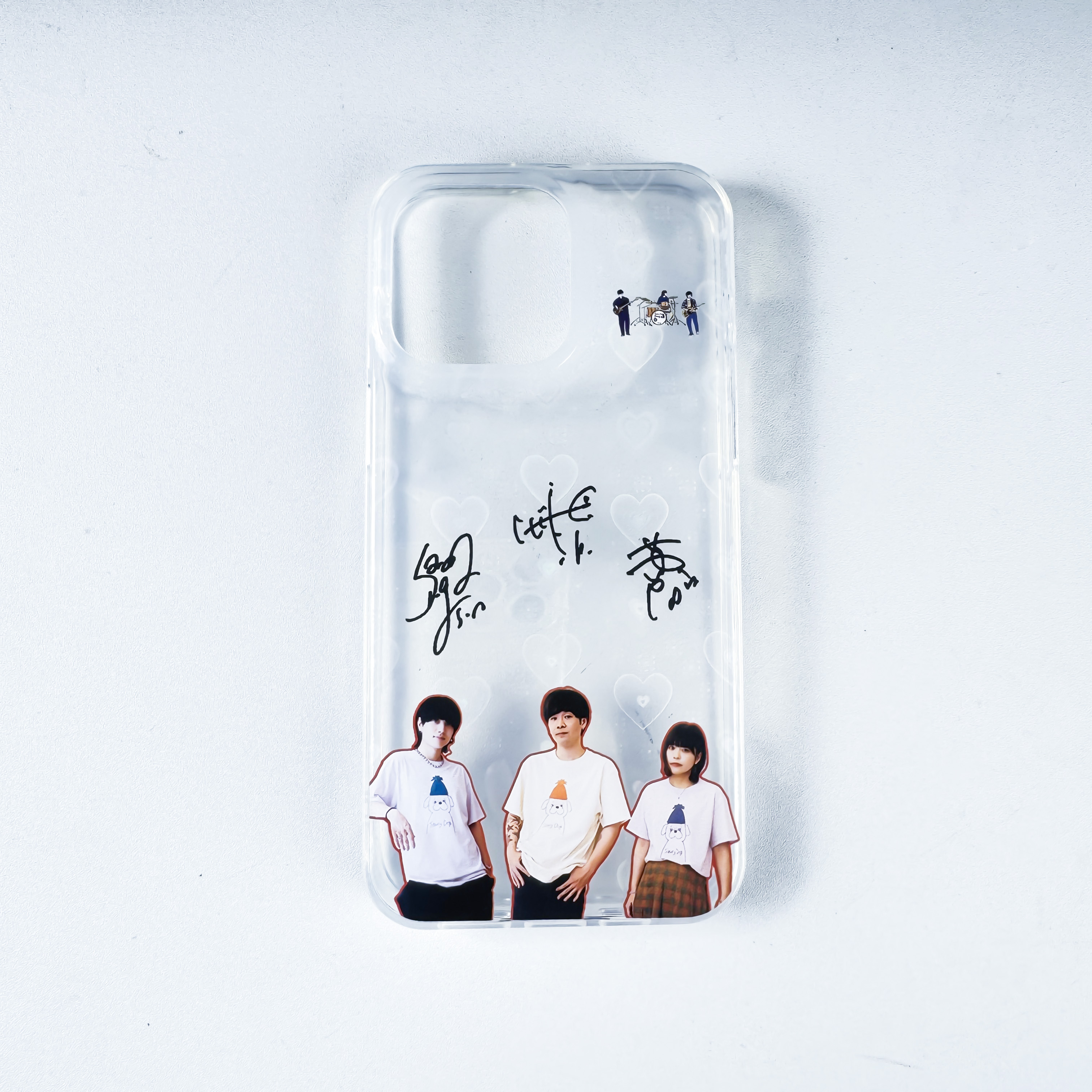 ハートレーザーグラデーションスマートフォンケース【Saucy Dog/エデンの部屋】