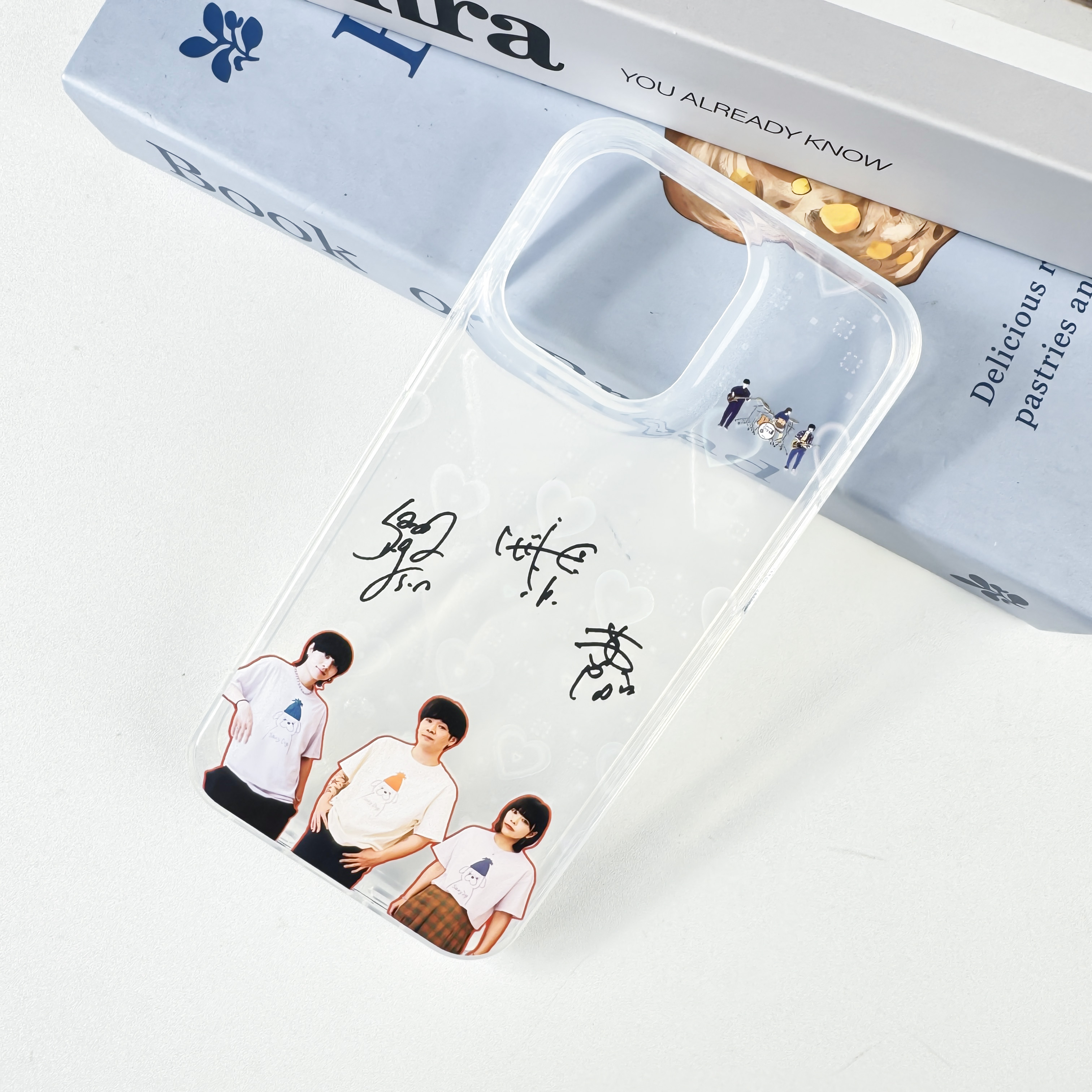 ハートレーザーグラデーションスマートフォンケース【Saucy Dog/エデンの部屋】