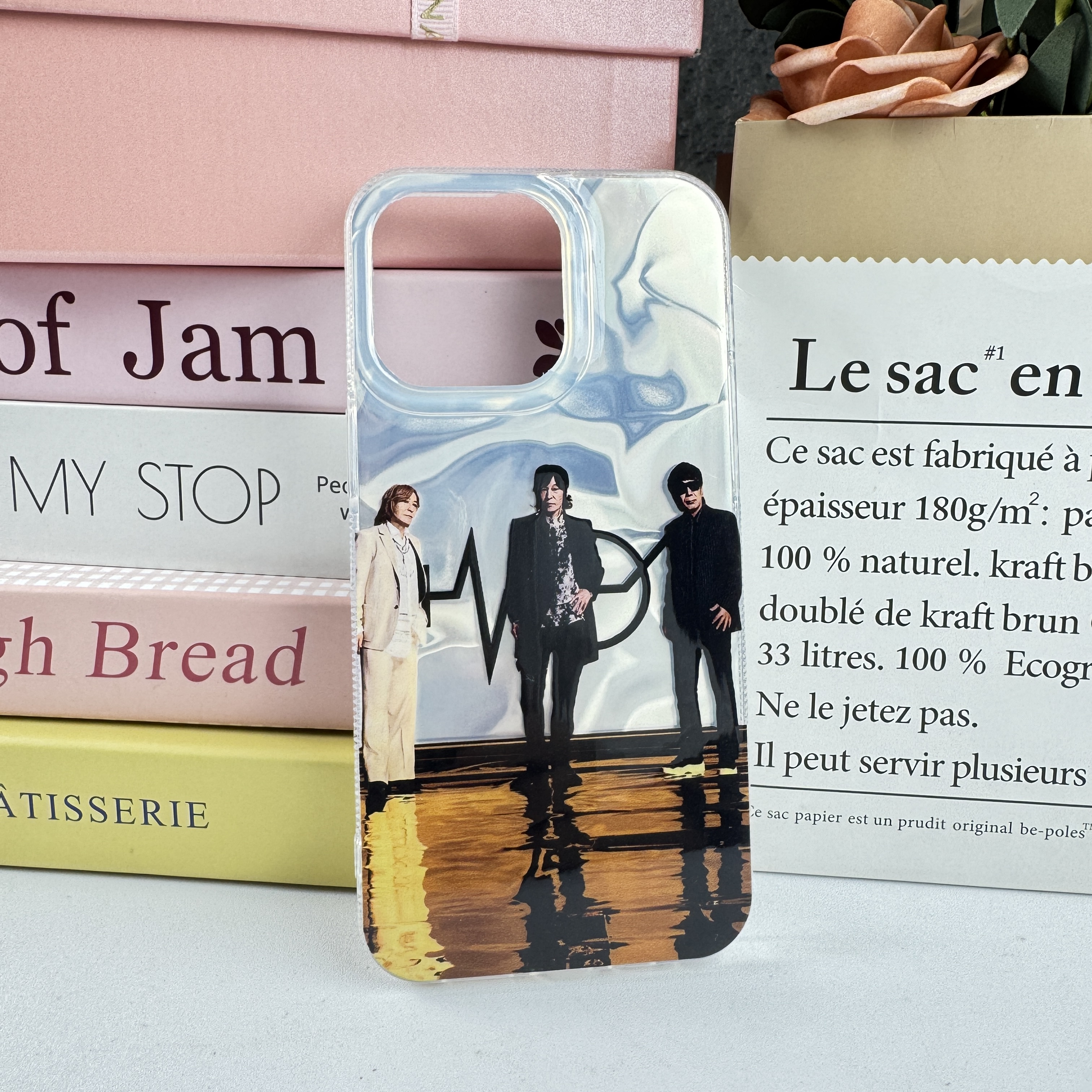 レーザーグラデーションスマートフォンケース-【TM NETWORK/BEYOND THE TIMEメビウスの宇宙を越えて】-YITOTO™推し活がもっと楽しくなる