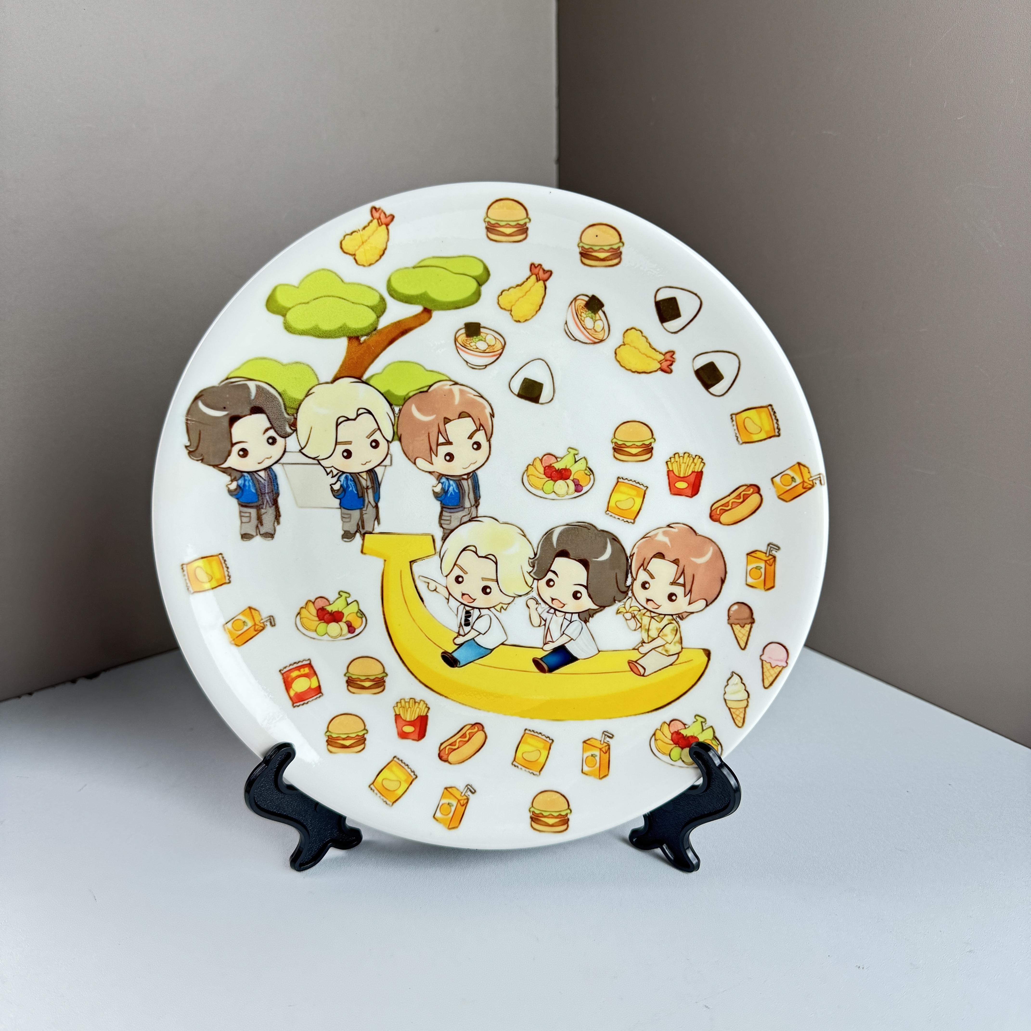 ミニ多用途陶器プレート【Number_i】-B