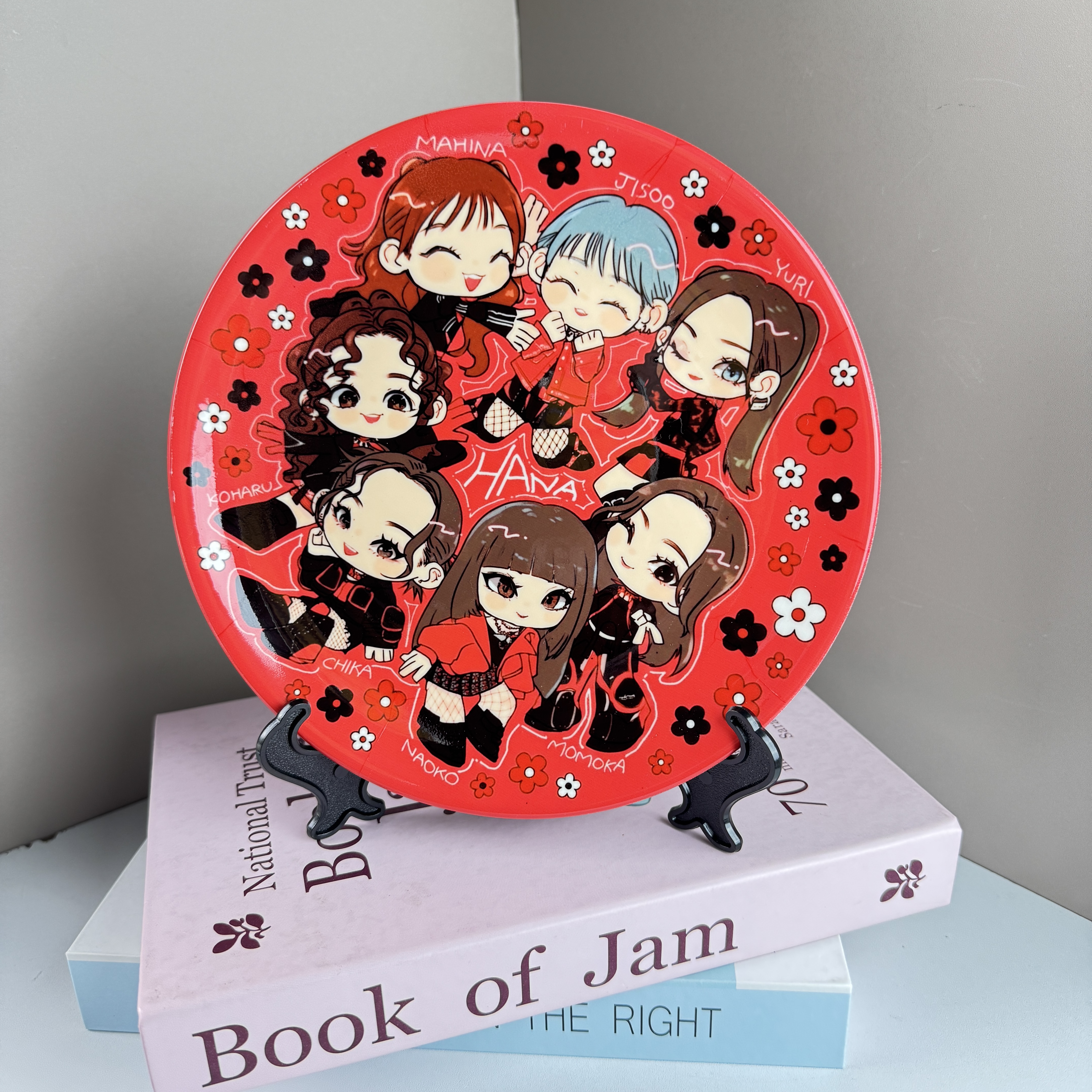 ミニ多用途陶器プレート【HANA】-B