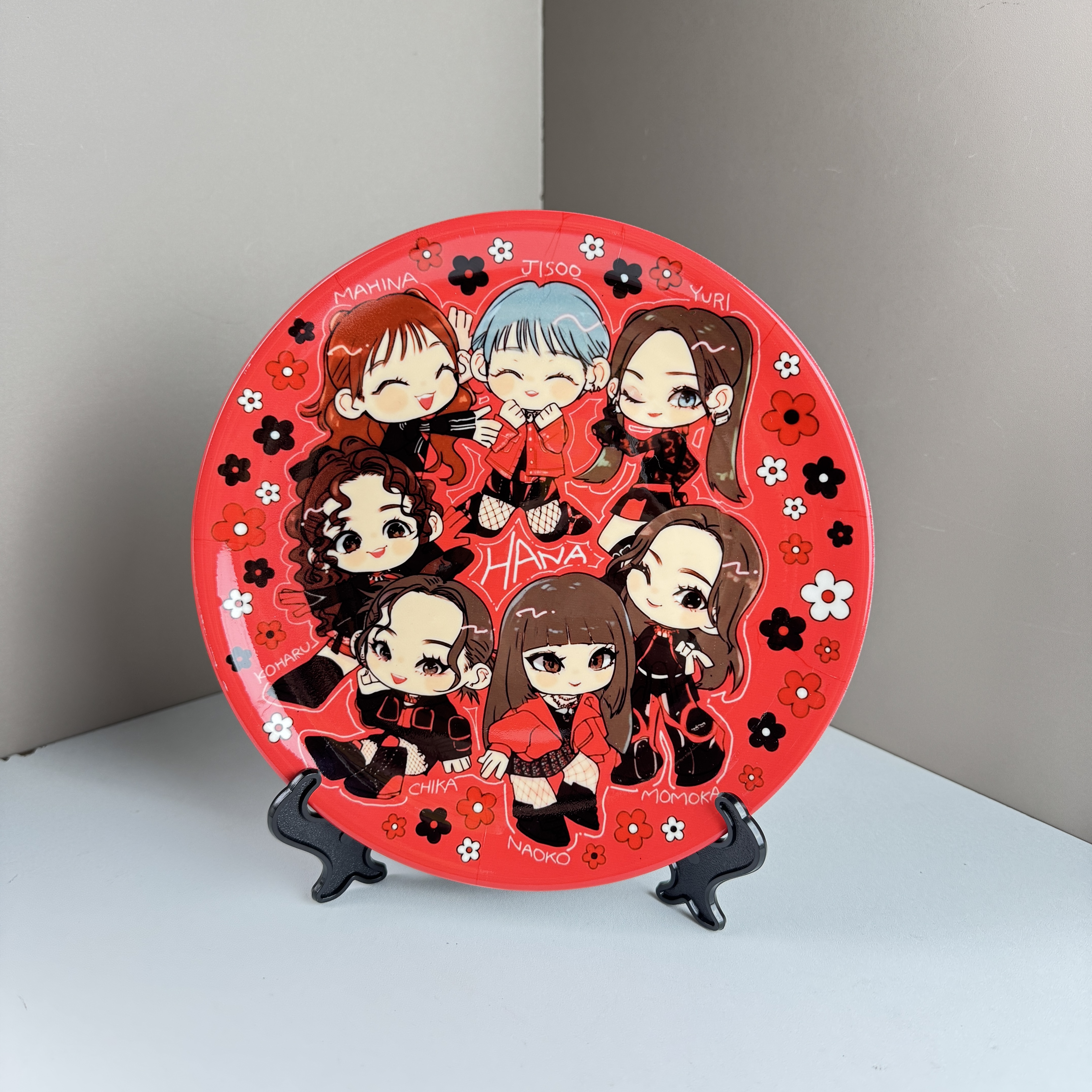 ミニ多用途陶器プレート【HANA】-B