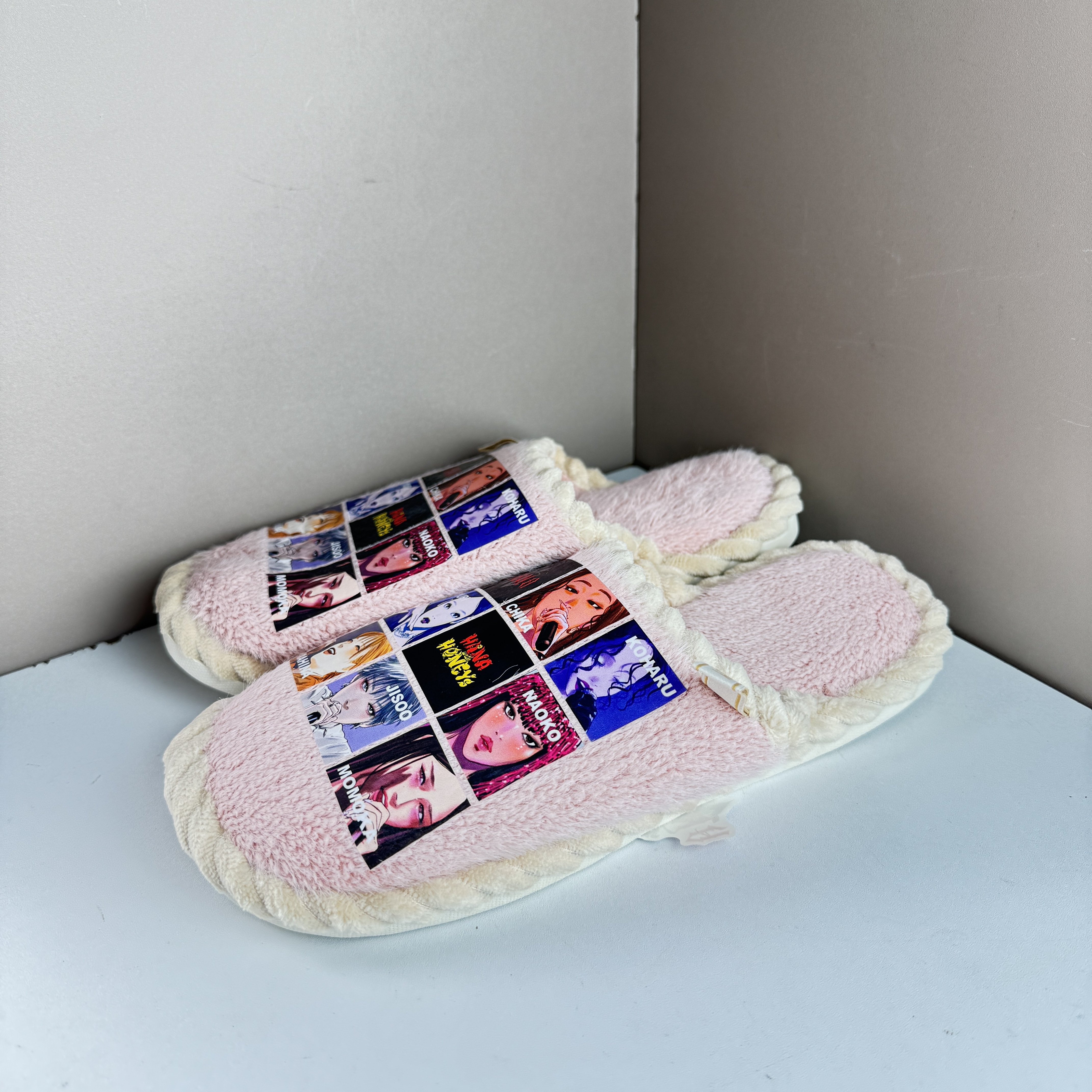 もこもこ防寒 ルームシューズ【HANA】