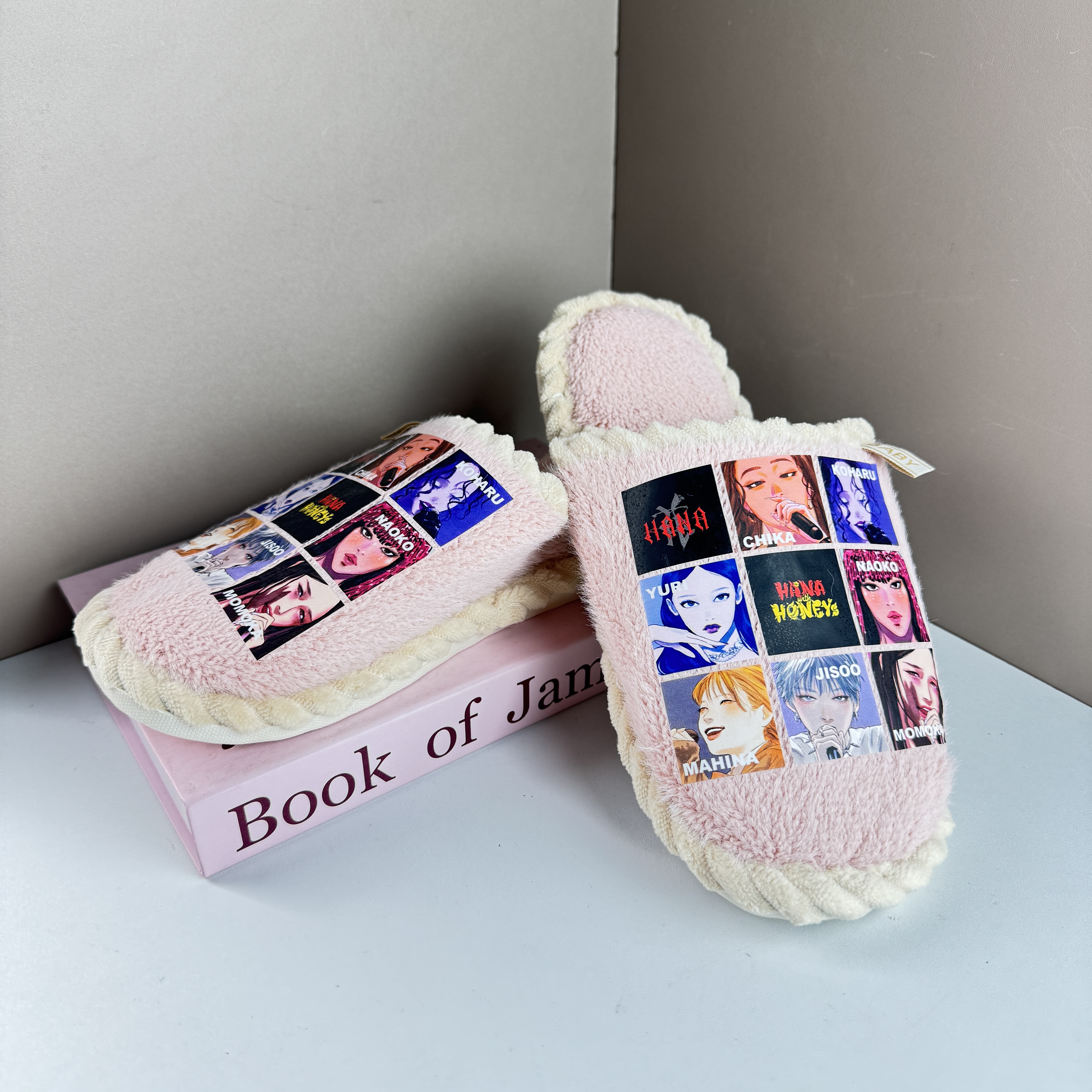 もこもこ防寒 ルームシューズ【HANA】