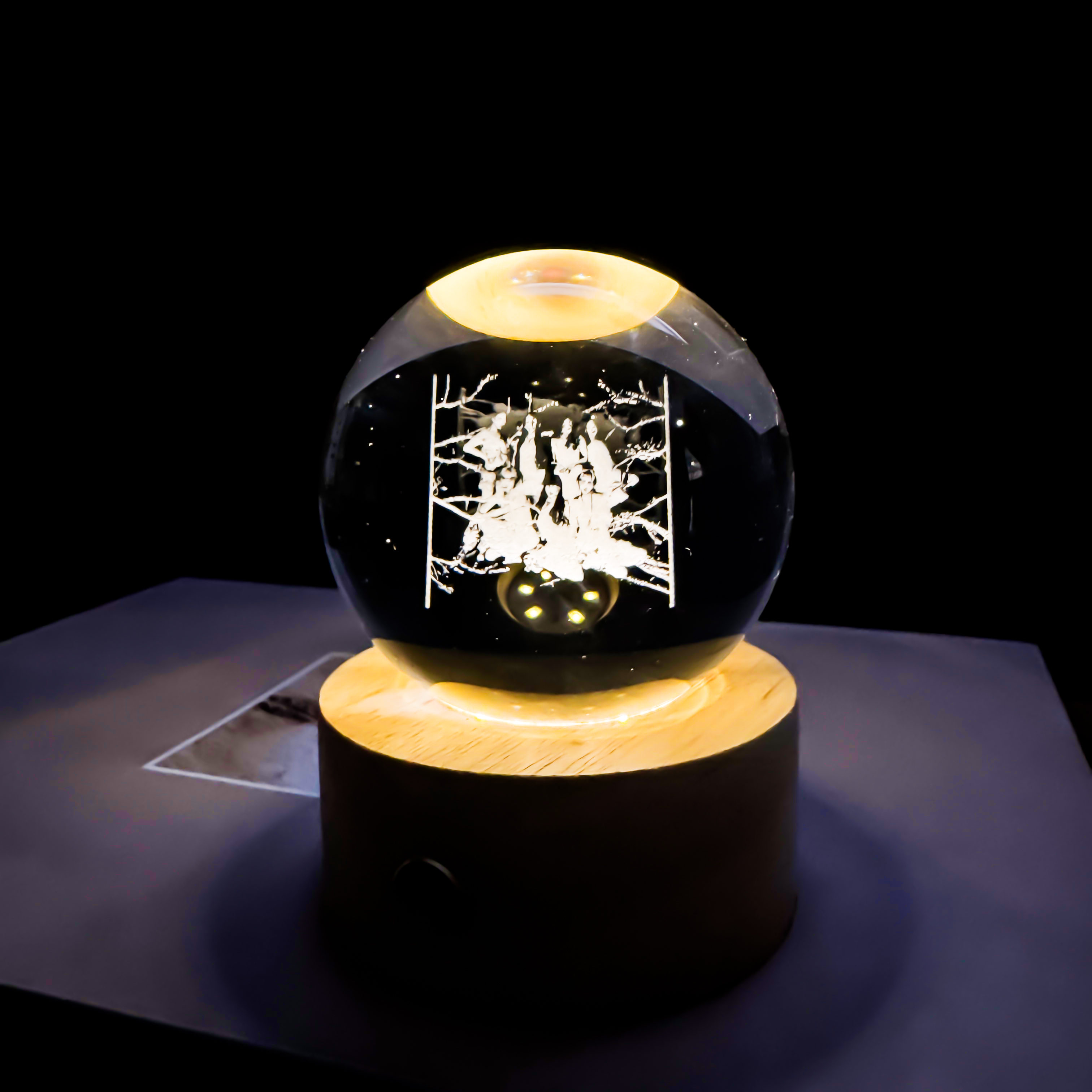 水晶球 ナイトライト【HANA】-YITOTO™推し活がもっと楽しくなる