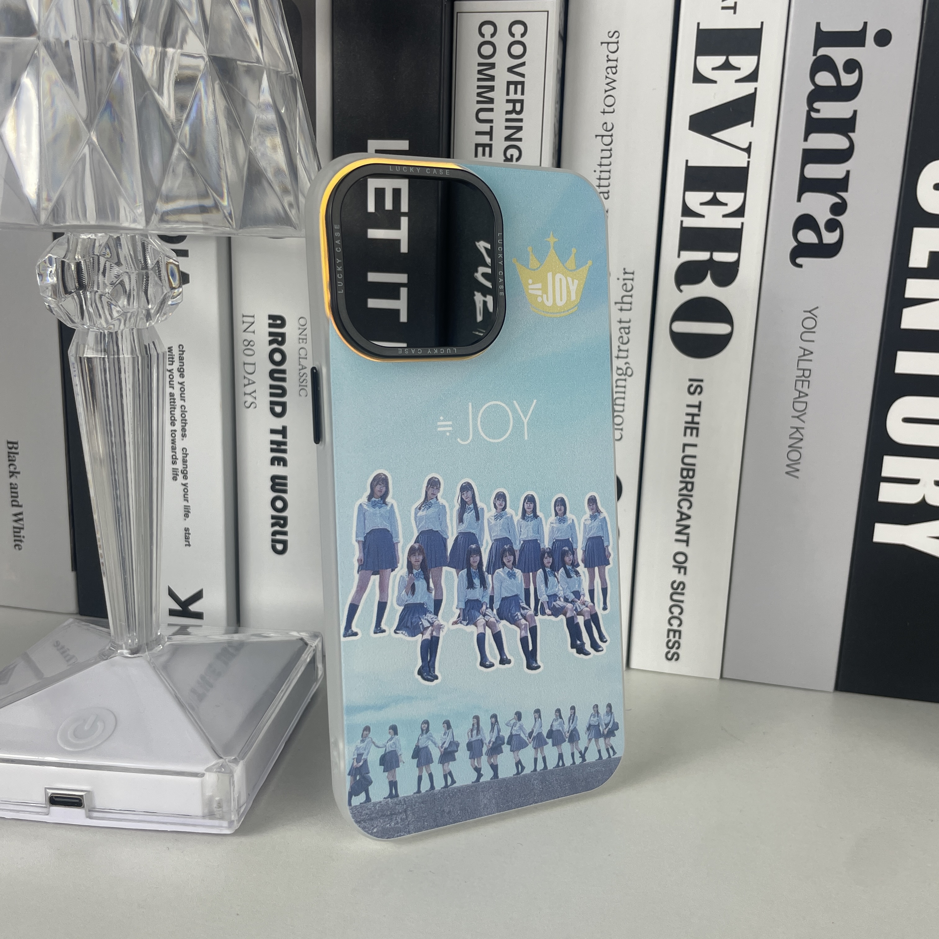 レーザーグラデーションスマートフォンケース【ニアリーイコールジョイ/初恋シンデレラ】