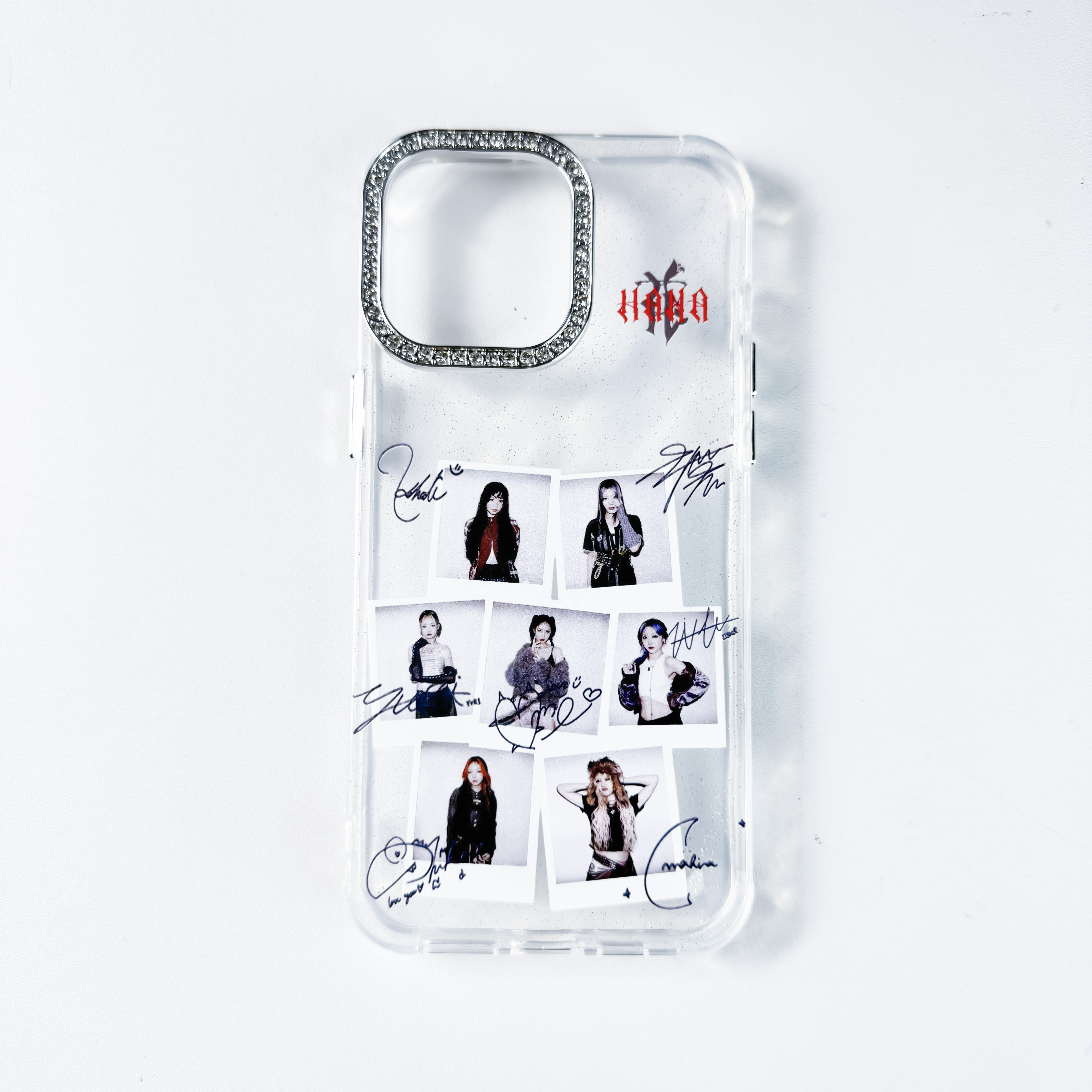 ダイヤモンドレーザーグラデーションスマートフォンケース【HANA】