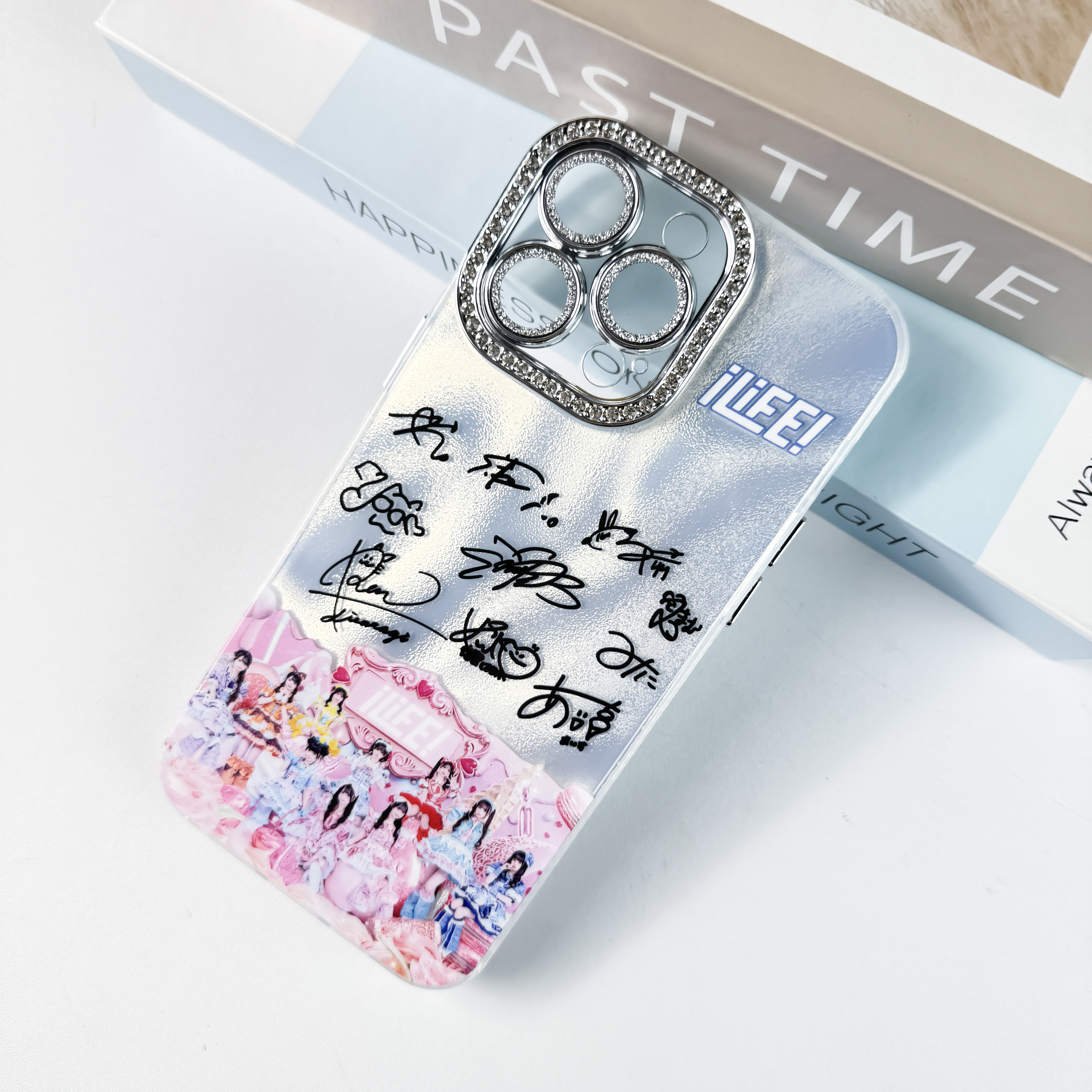 ダイヤモンドレーザーグラデーションスマートフォンケース【iLiFE!/メロメラ】