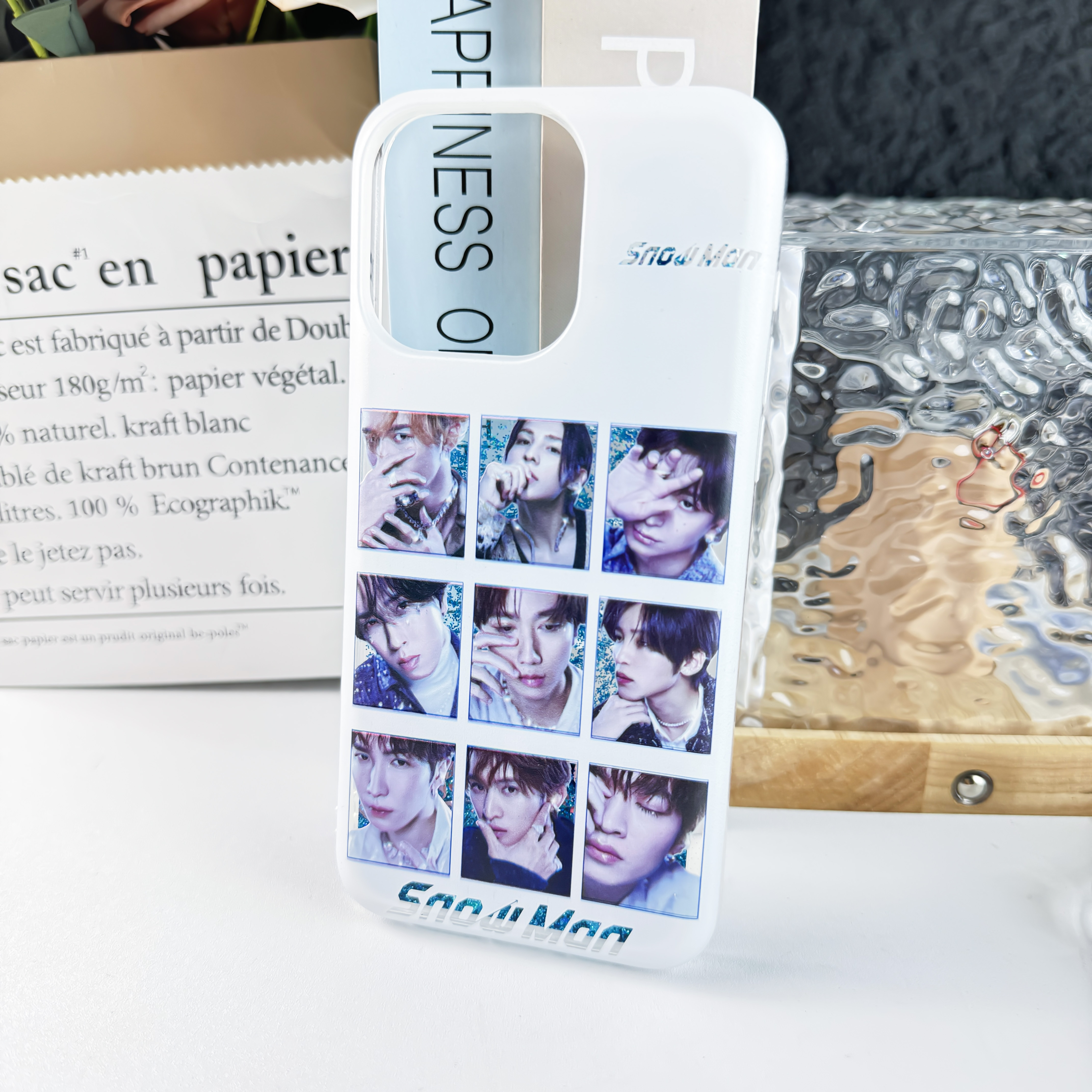 キラキラ流砂スマホケース【Snow Man】