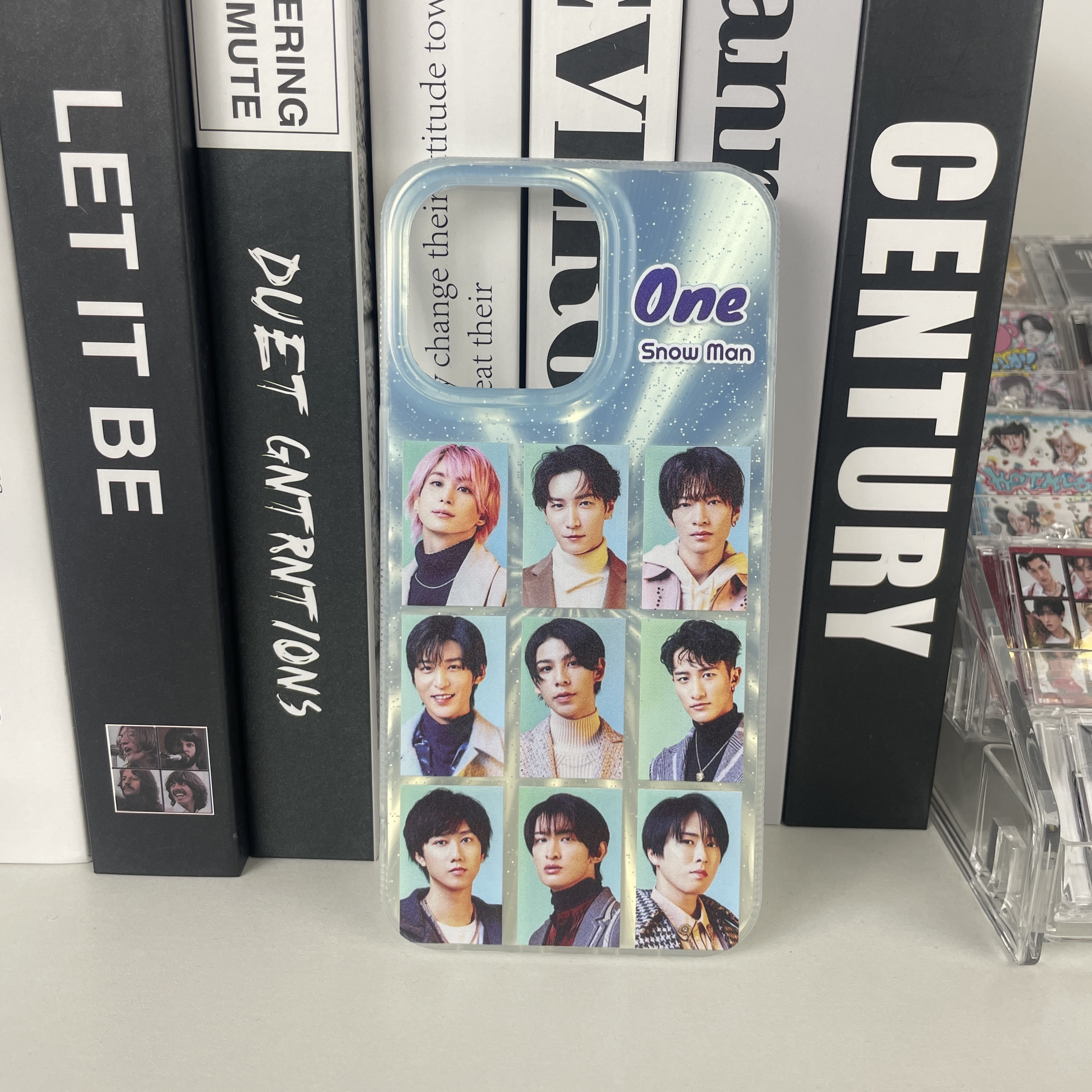 オーロラレーザーグラデーションスマートフォンケース【SnowMan/One】