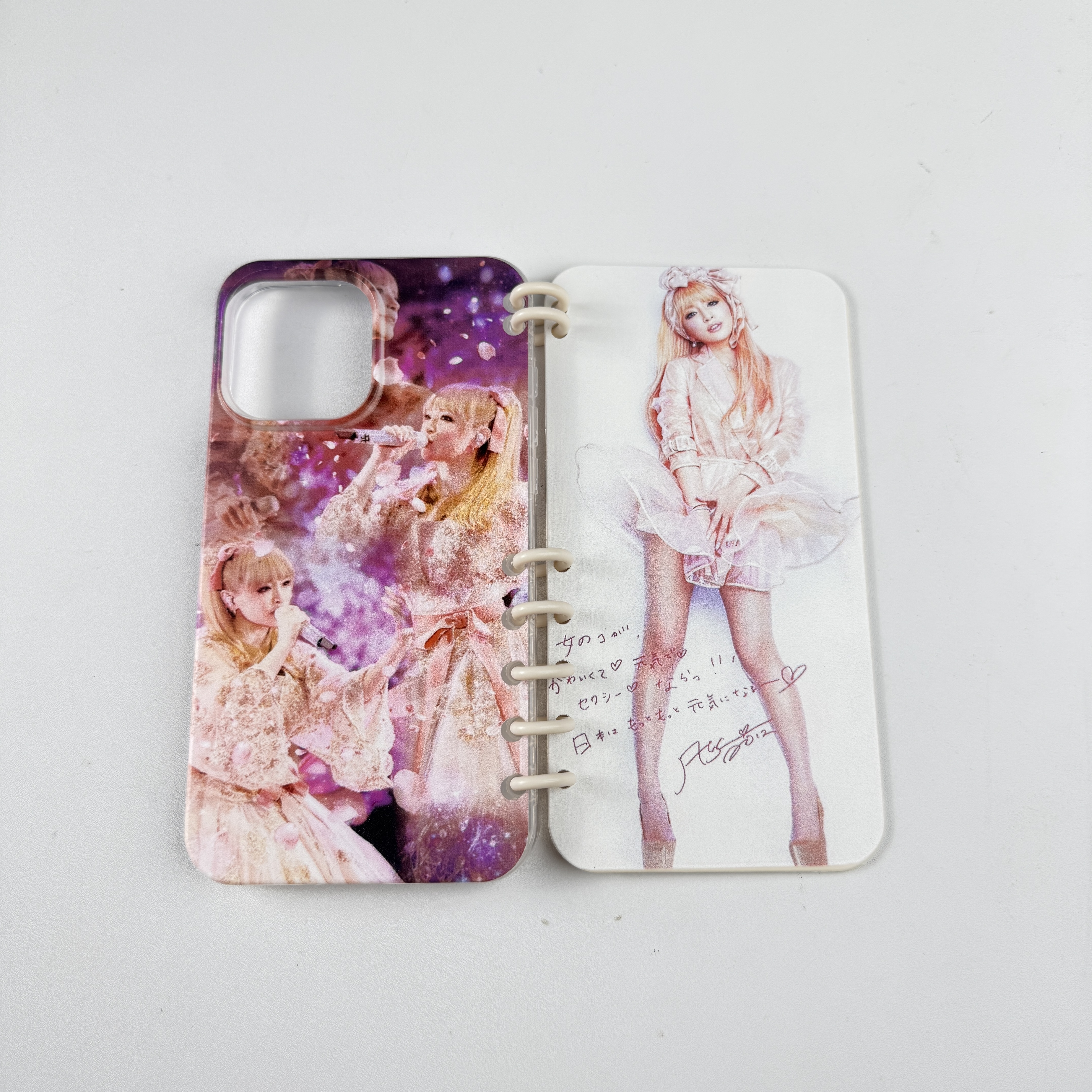 ノート型スマートフォンケース【浜崎あゆみ/mimosa】-YITOTO™推し活がもっと楽しくなる