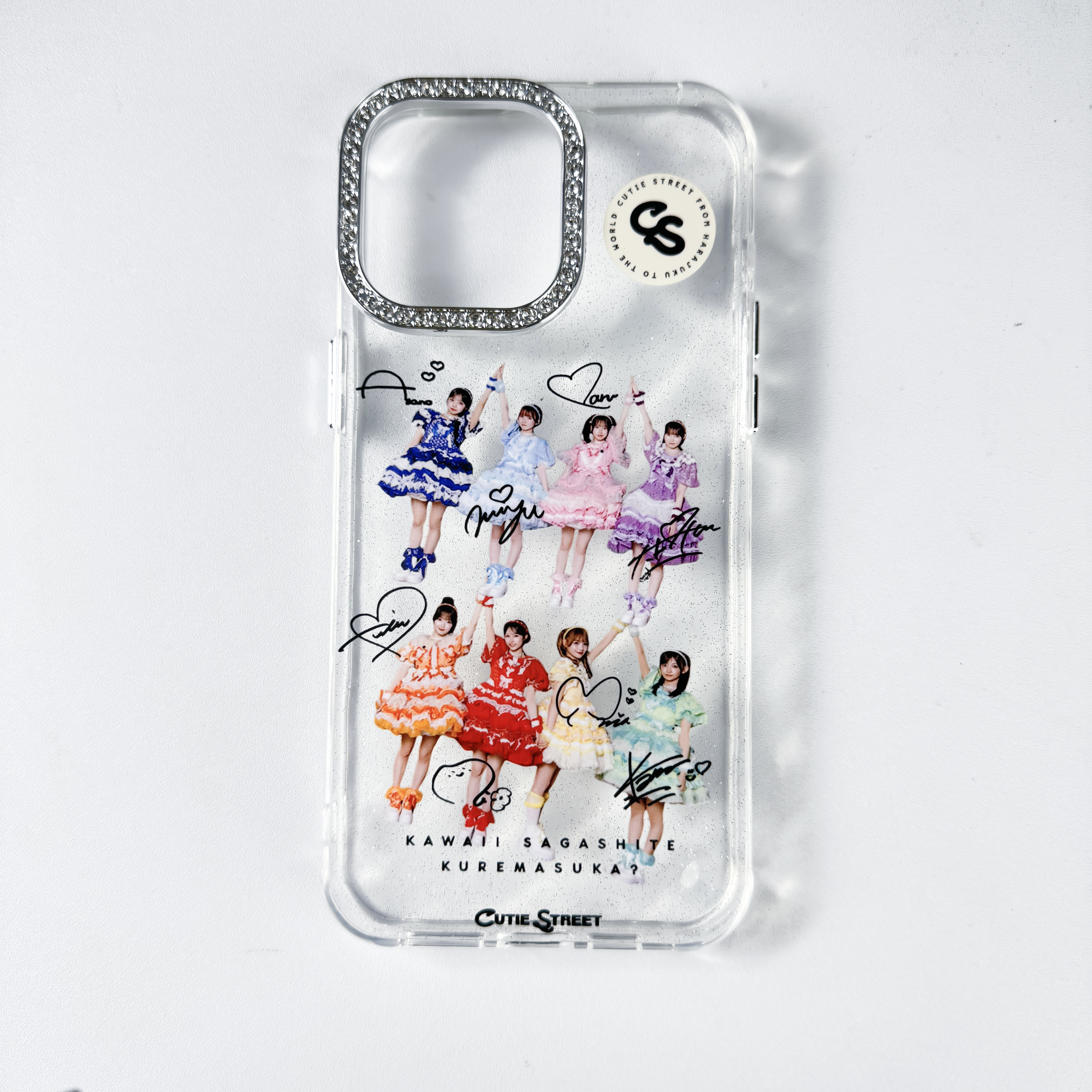 ダイヤモンドレーザーグラデーションスマートフォンケース【CUTIE STREET】