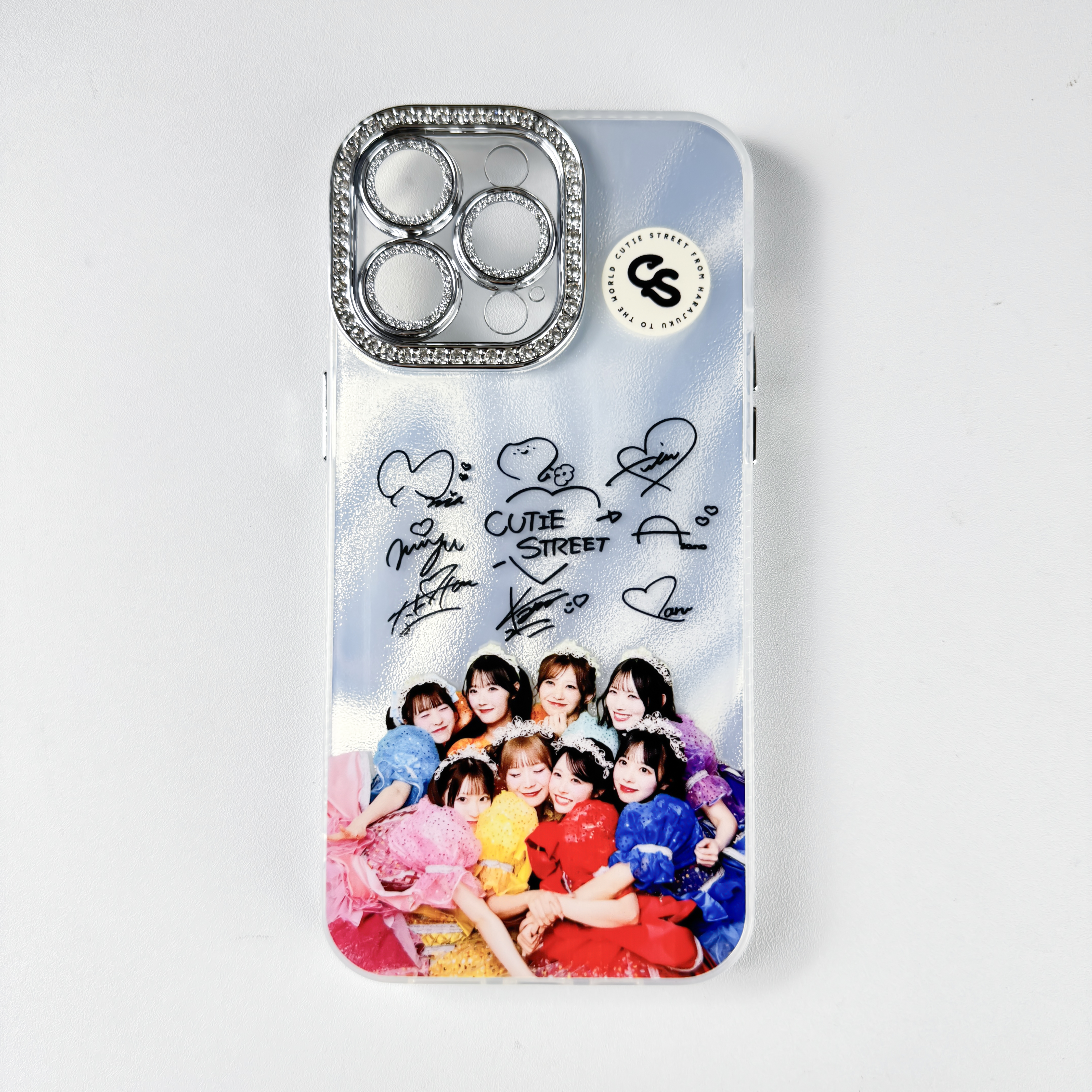 ダイヤモンドレーザーグラデーションスマートフォンケース【CUTIE STREET】
