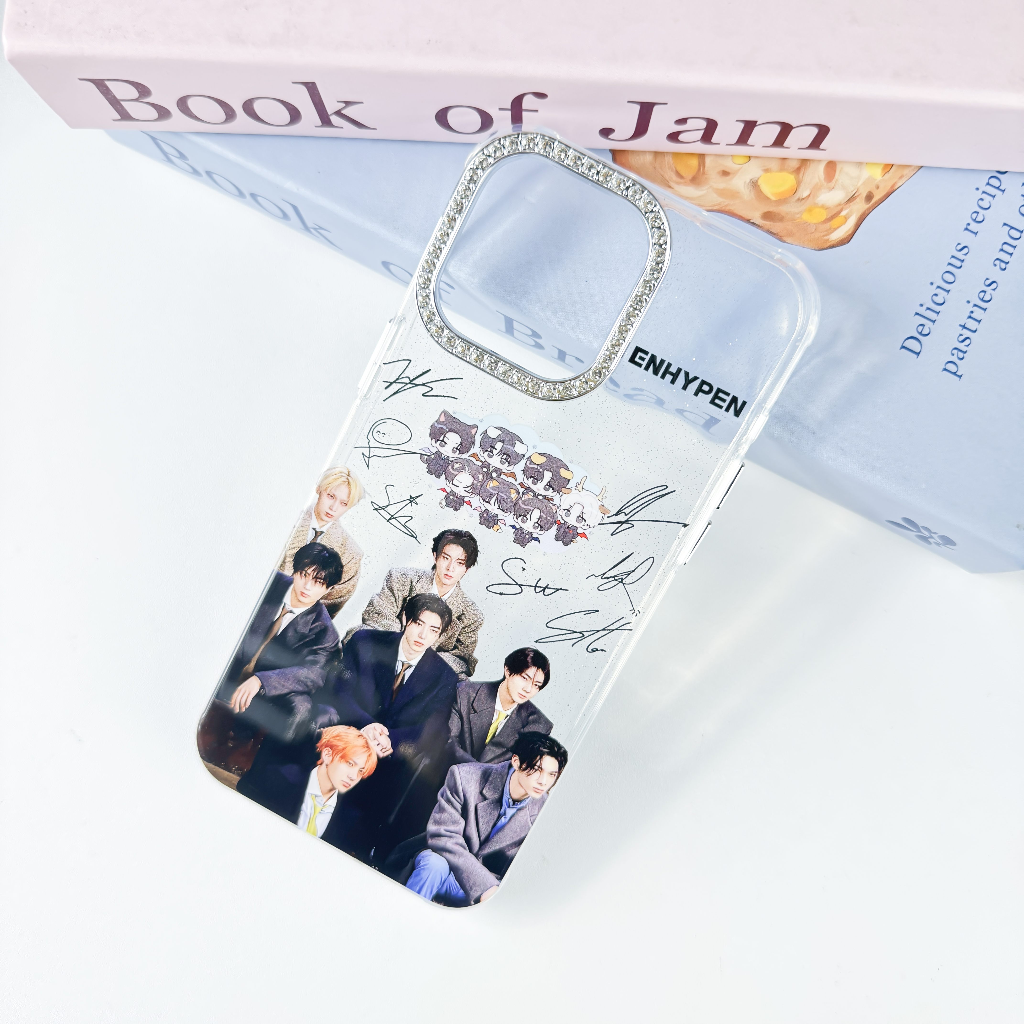 ダイヤモンドレーザーグラデーションスマートフォンケース【ENHYPEN/THE SIN : VANISH】