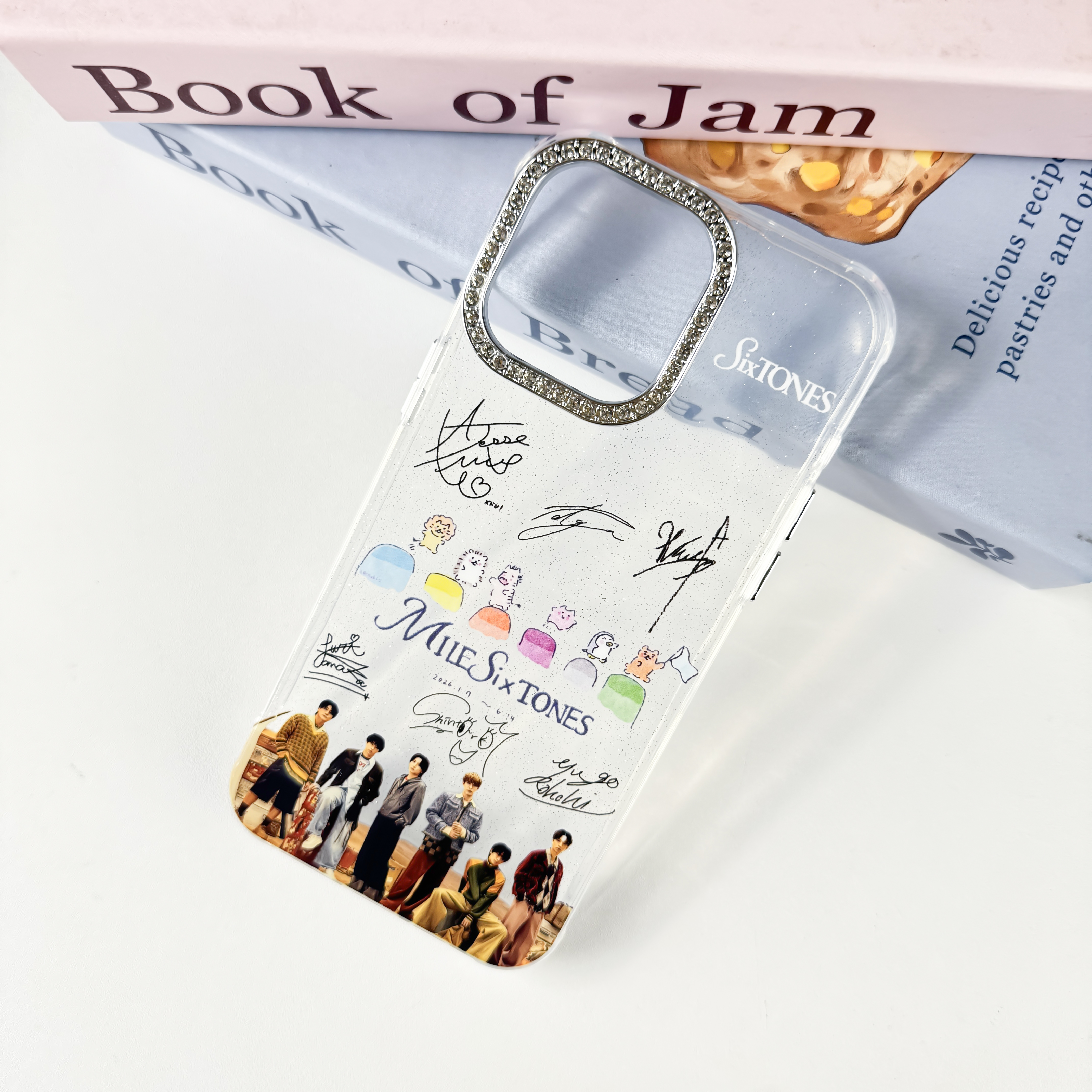 ダイヤモンドレーザーグラデーションスマートフォンケース【SixTONES/MILESixTONES】
