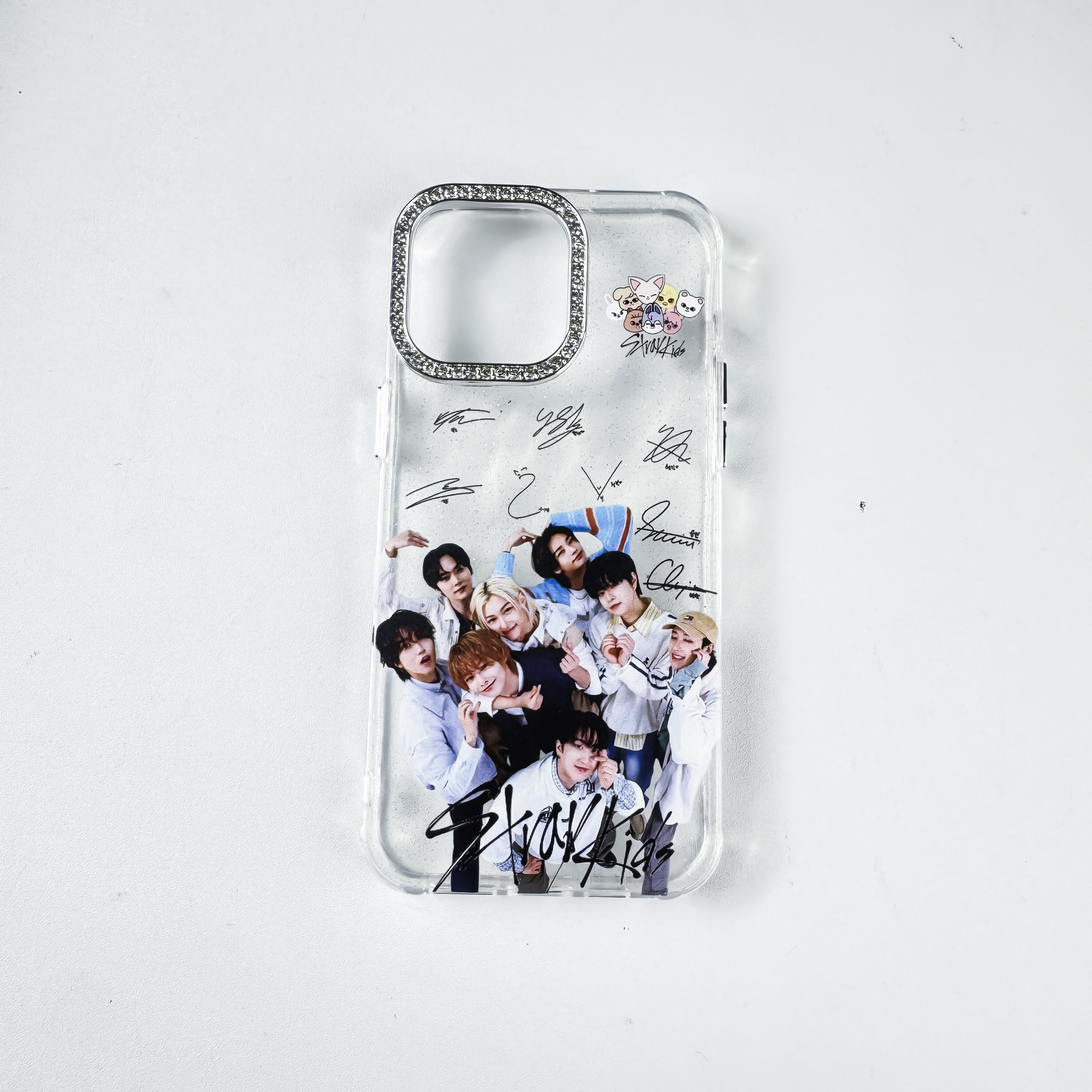 ダイヤモンドレーザーグラデーションスマートフォンケース【Stray Kids】