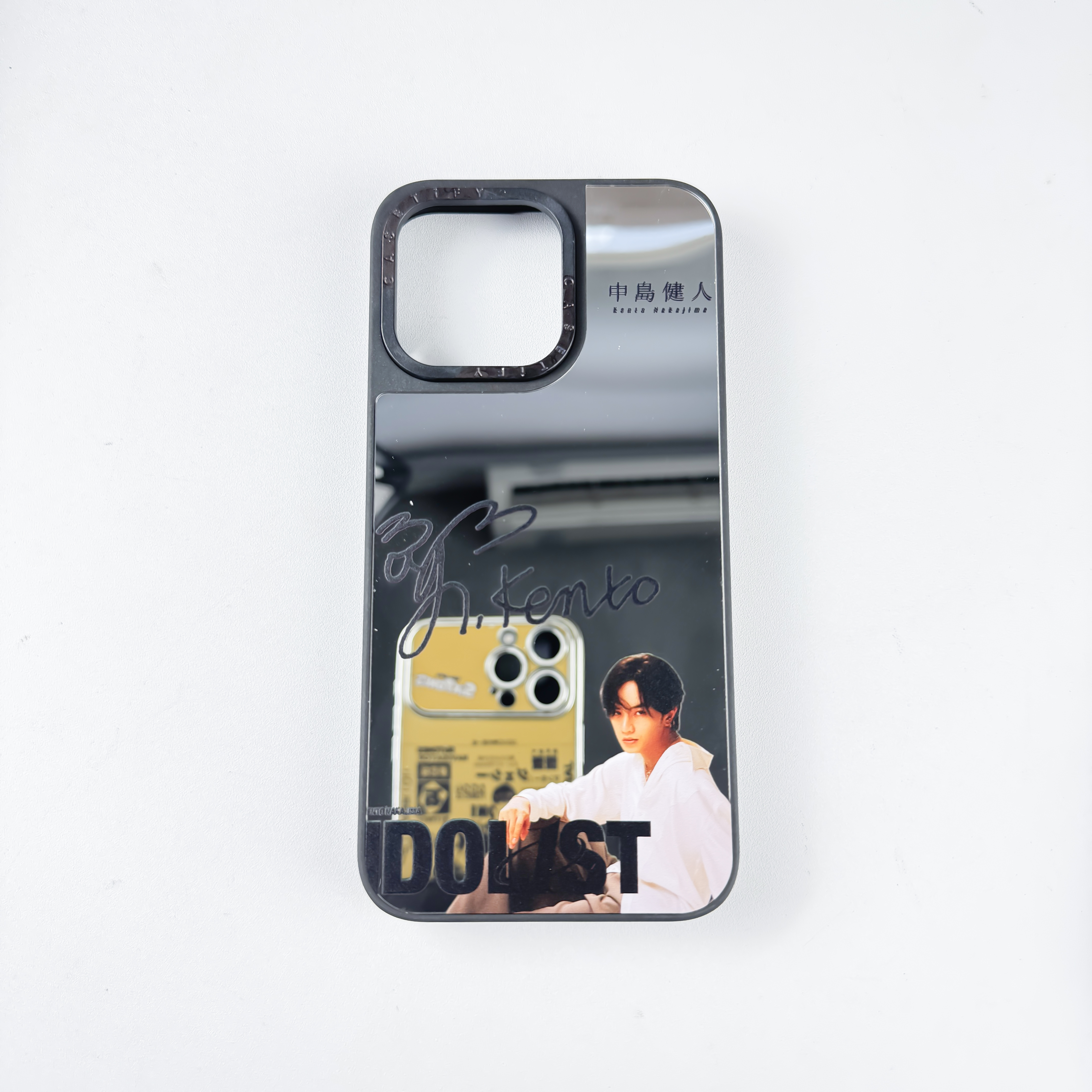 マットバンパー×ミラー スマホケース【中島健人/IDOL1ST】