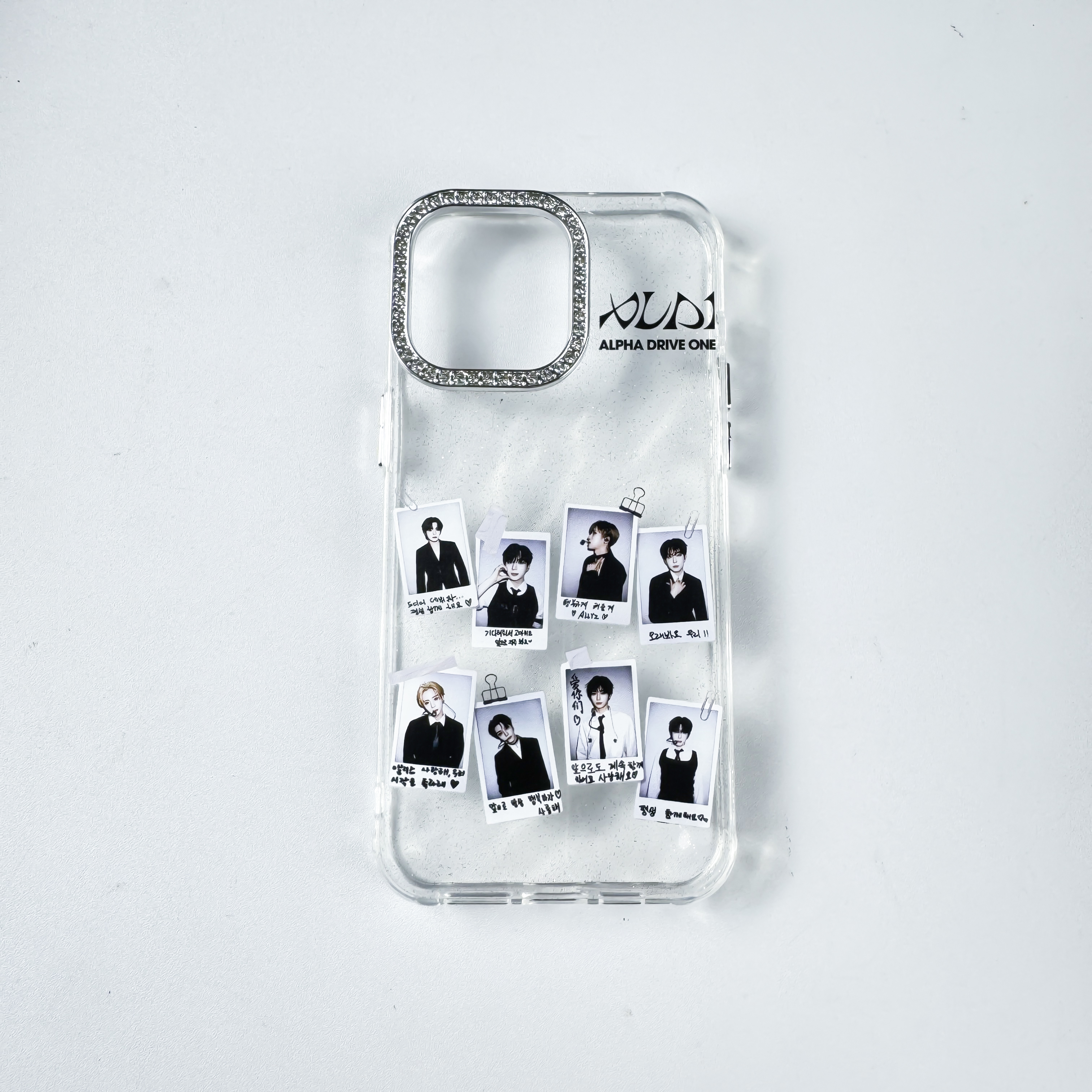ダイヤモンドレーザーグラデーションスマートフォンケース【ALPHA DRIVE ONE】