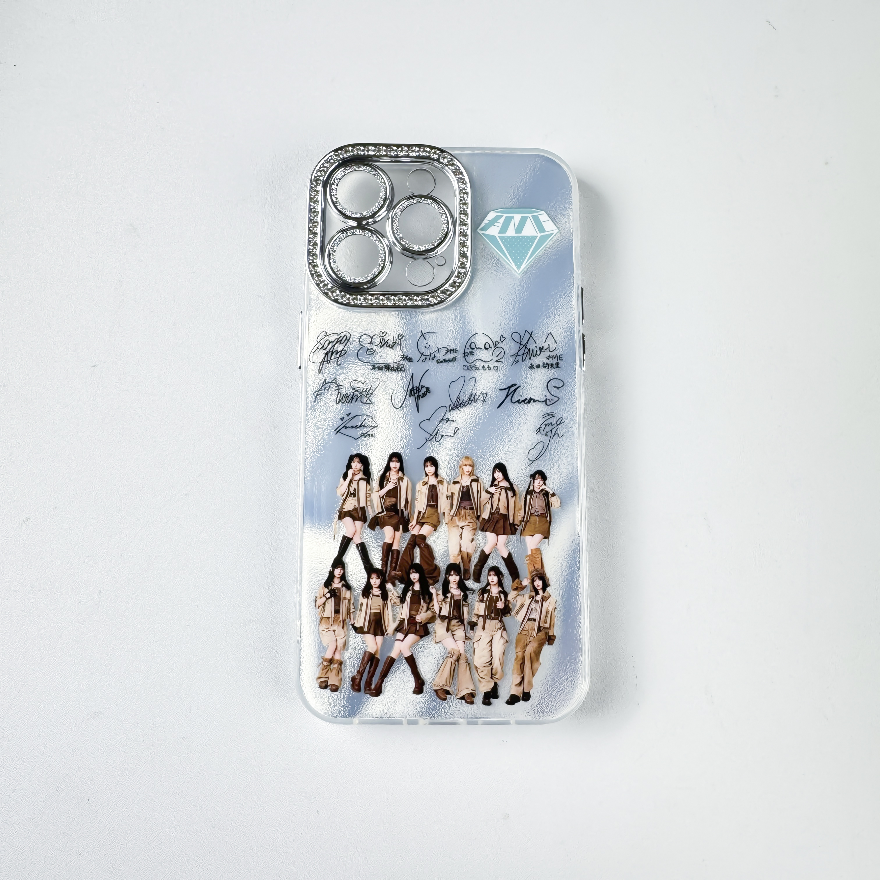 ダイヤモンドレーザーグラデーションスマートフォンケース【≠MEノットイコールミー】