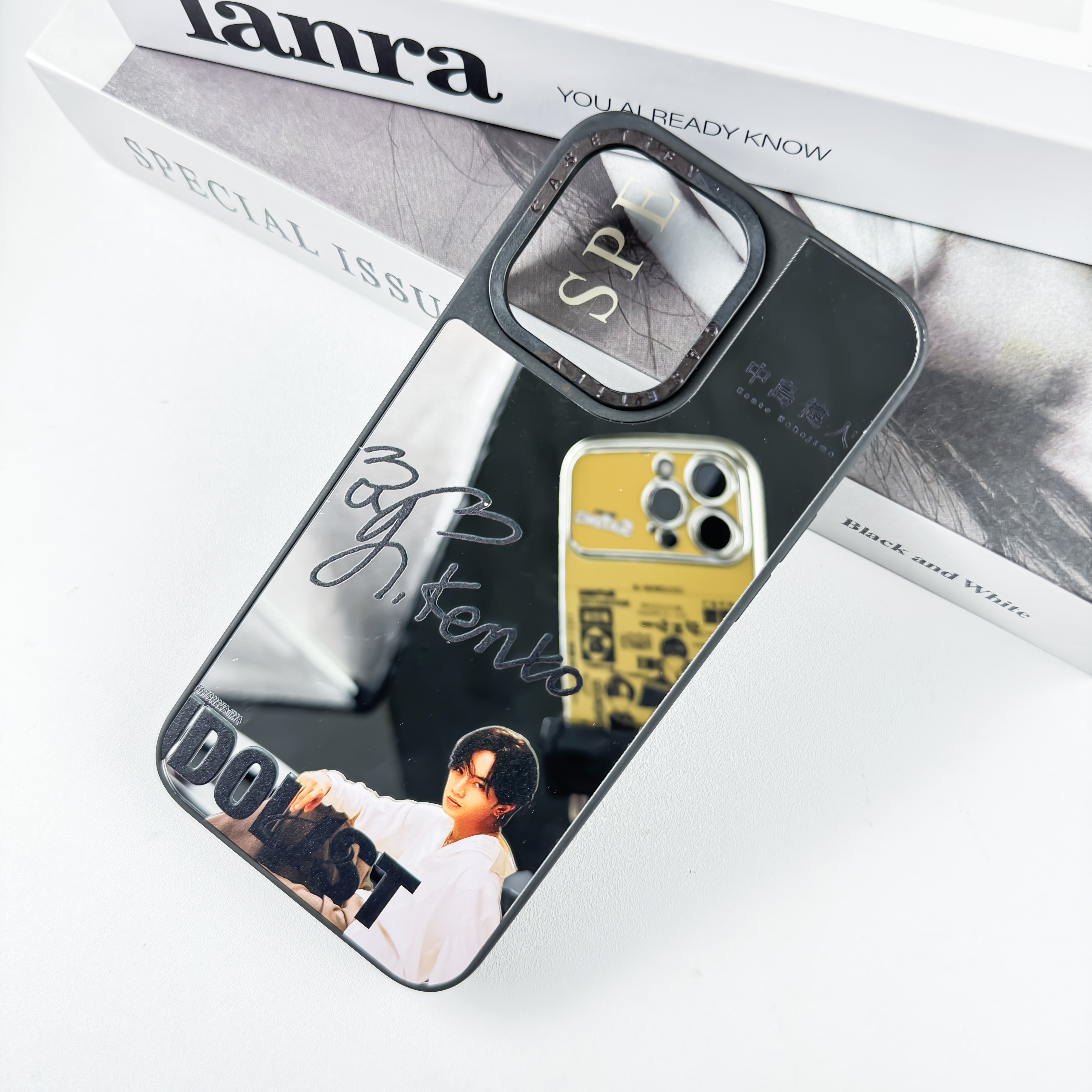 マットバンパー×ミラー スマホケース【中島健人/IDOL1ST】