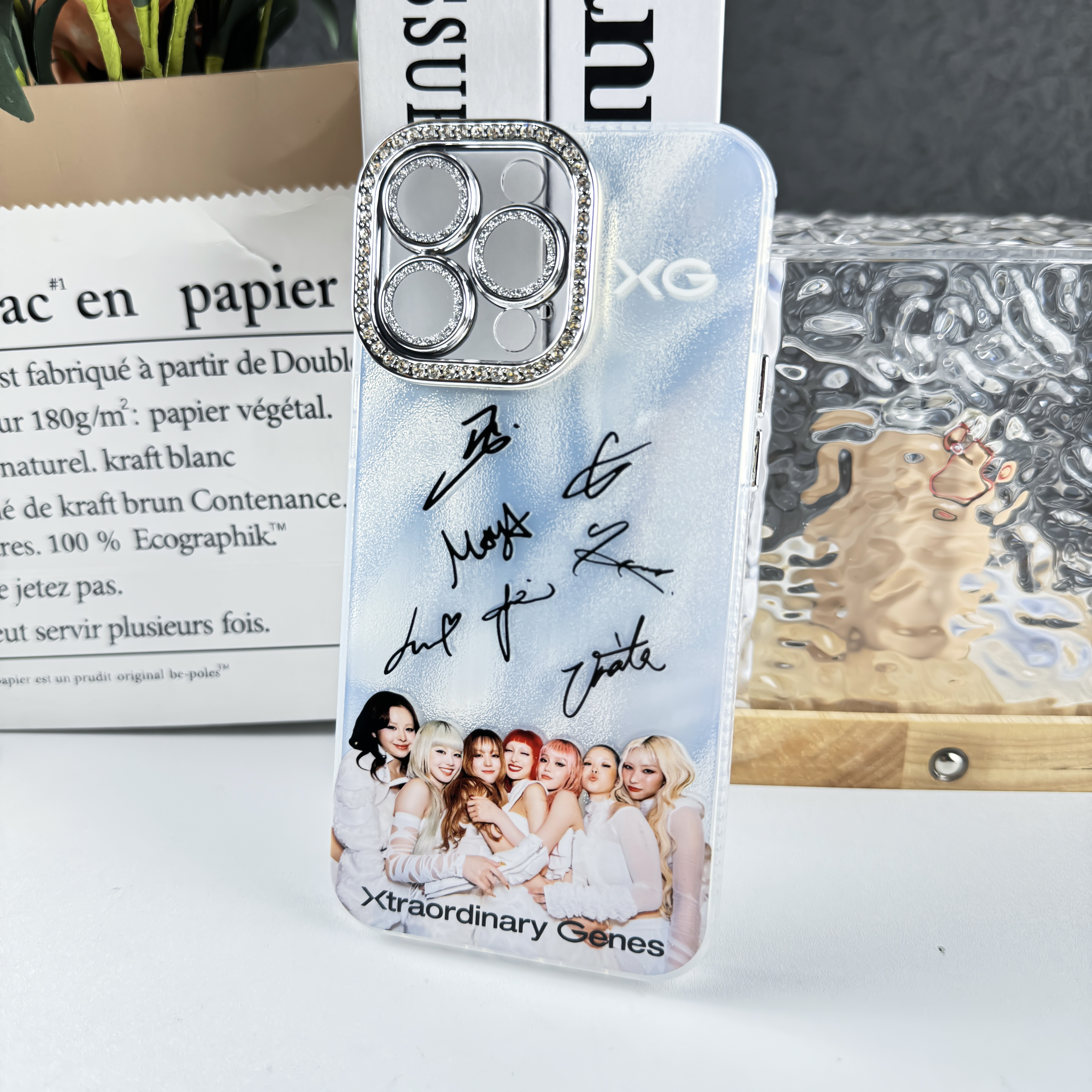 ダイヤモンドレーザーグラデーションスマートフォンケース【XG/THE CORE】