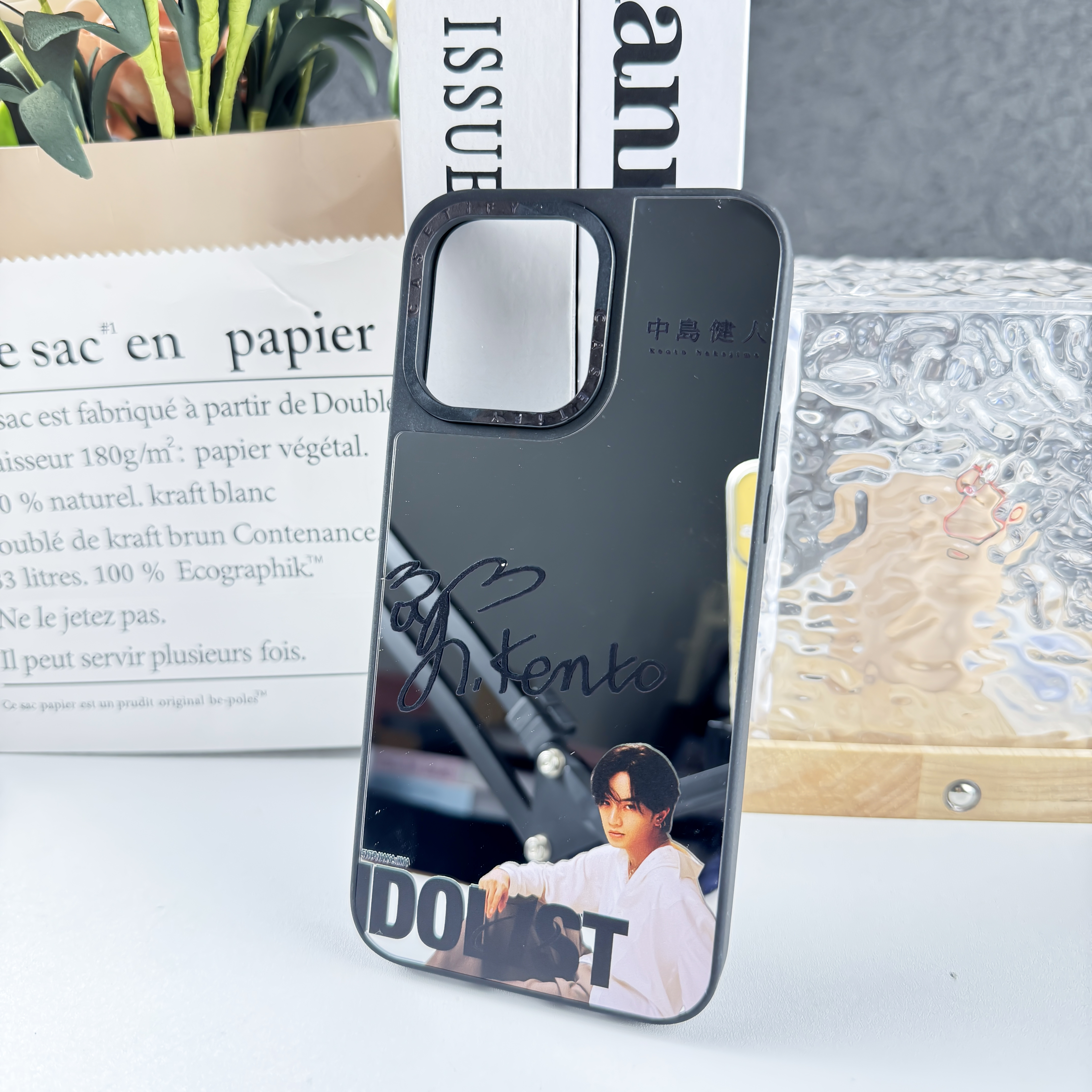 マットバンパー×ミラー スマホケース【中島健人/IDOL1ST】