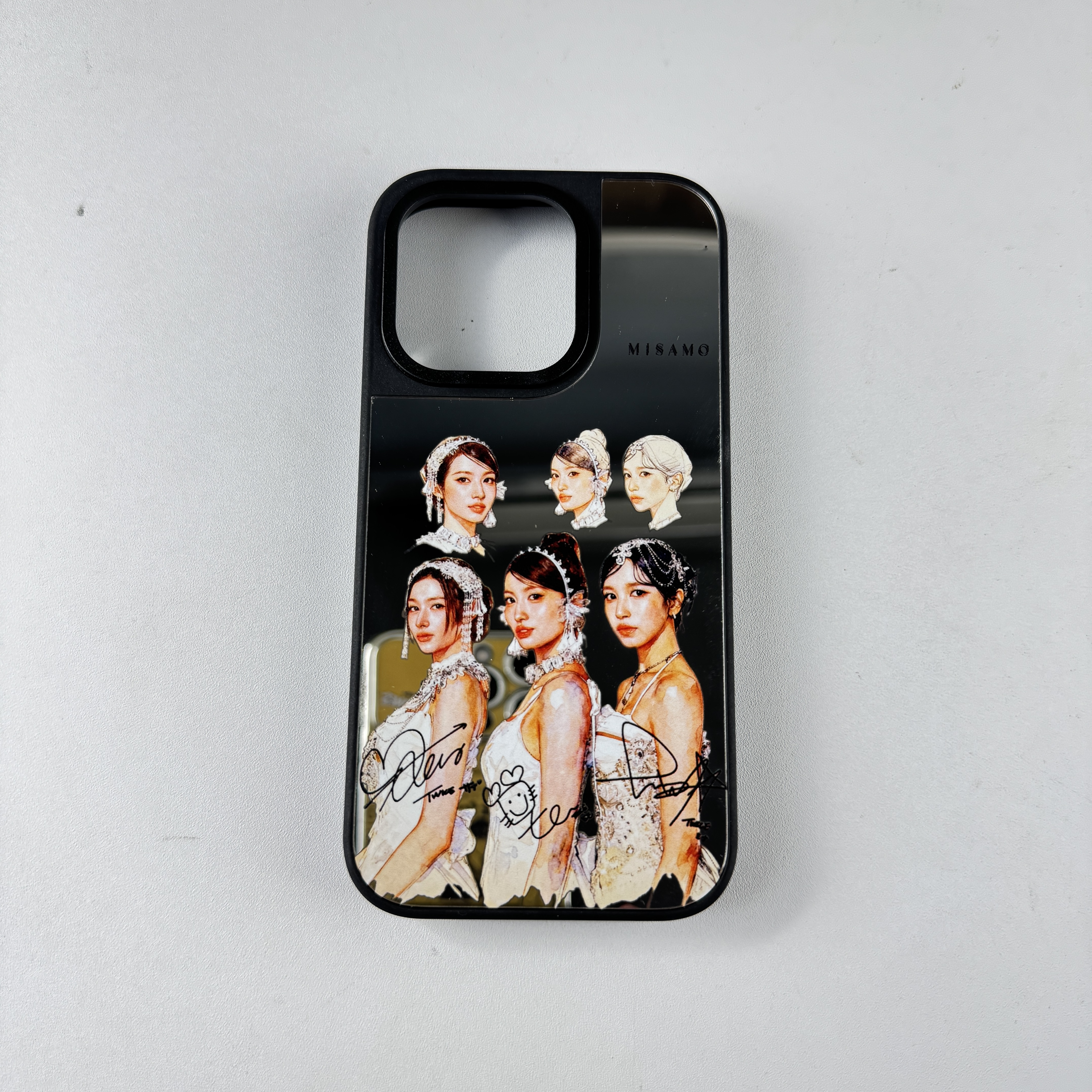 マットバンパー×ミラー スマホケース【MISAMO/PLAY】
