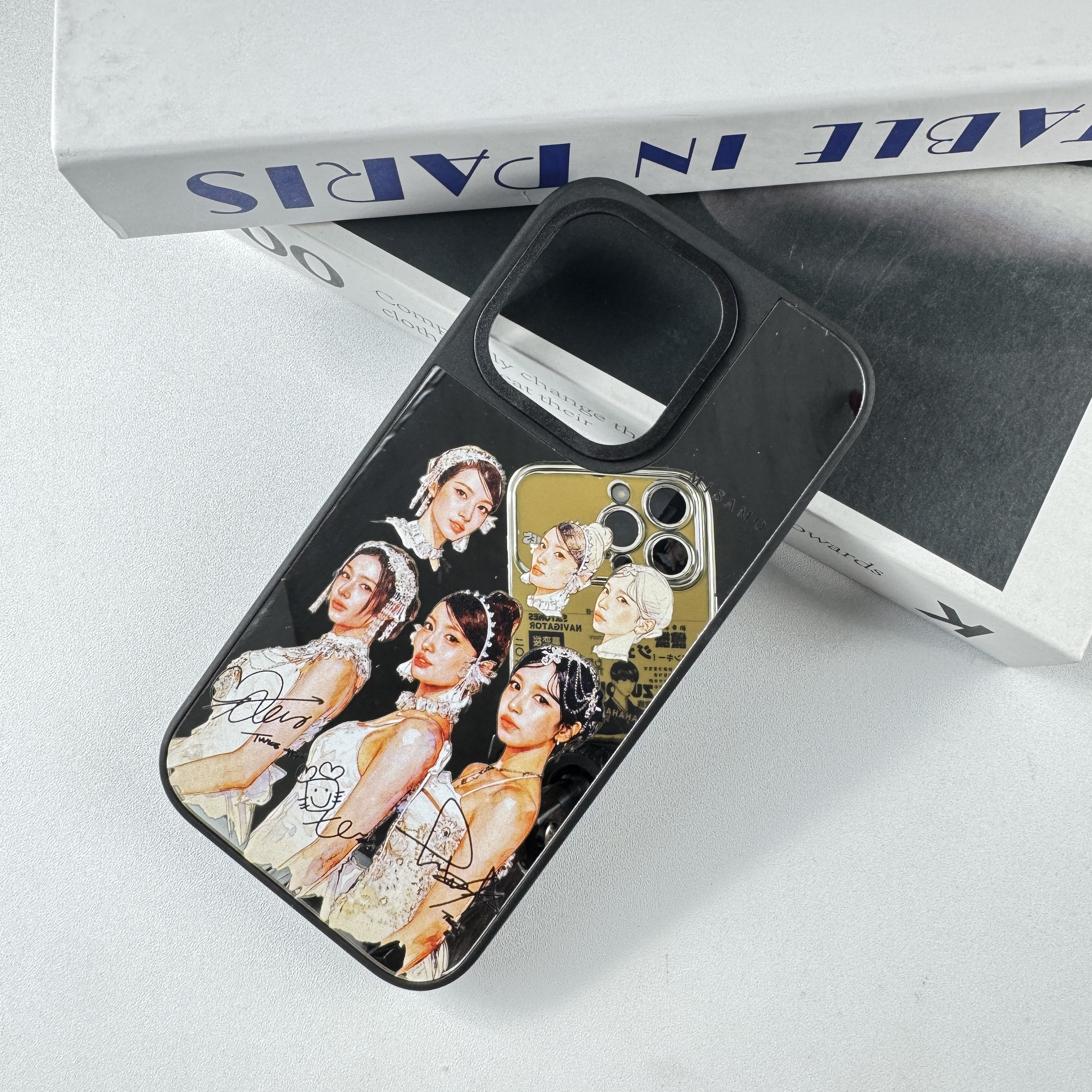 マットバンパー×ミラー スマホケース【MISAMO/PLAY】