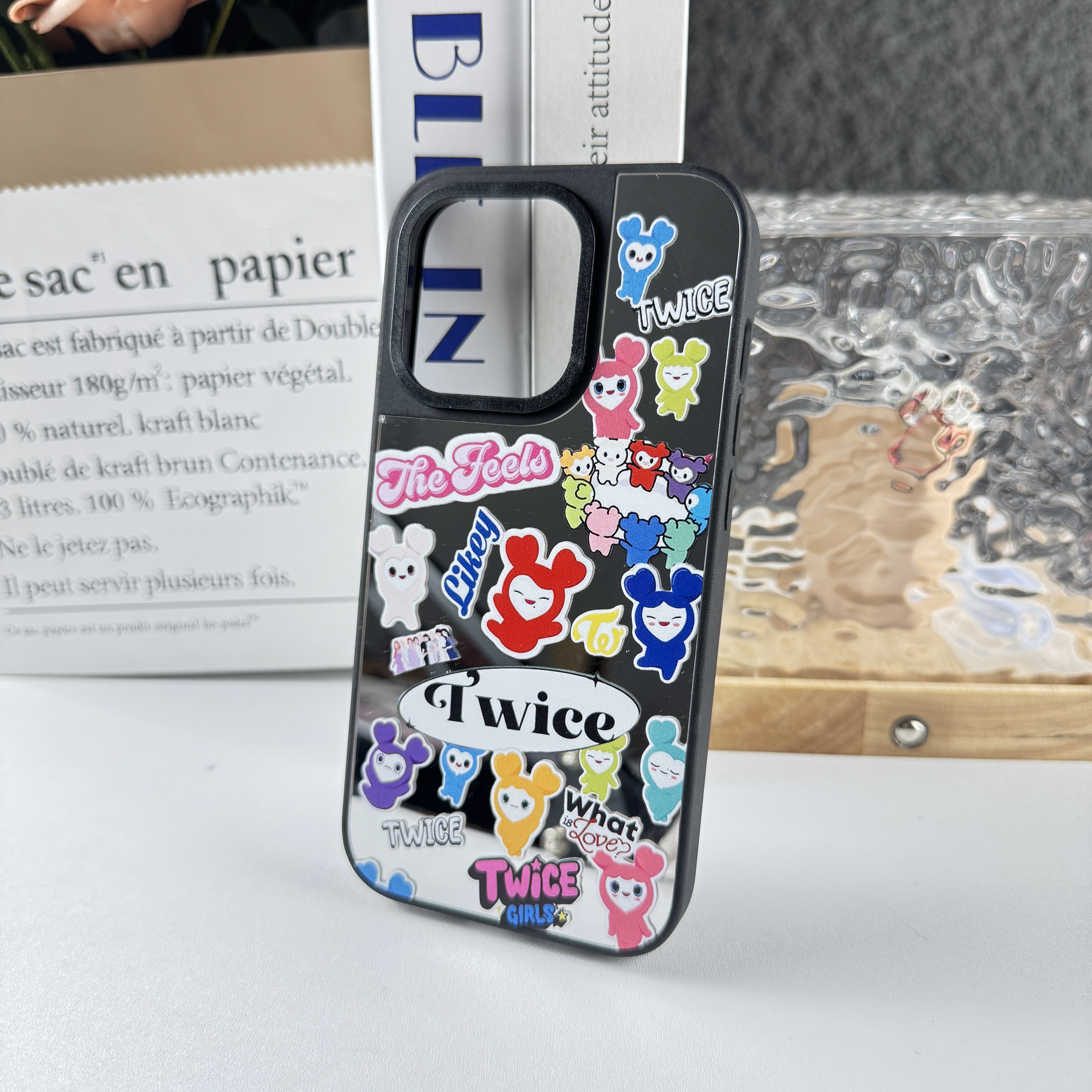 マットバンパー×ミラー スマホケース【TWICE】