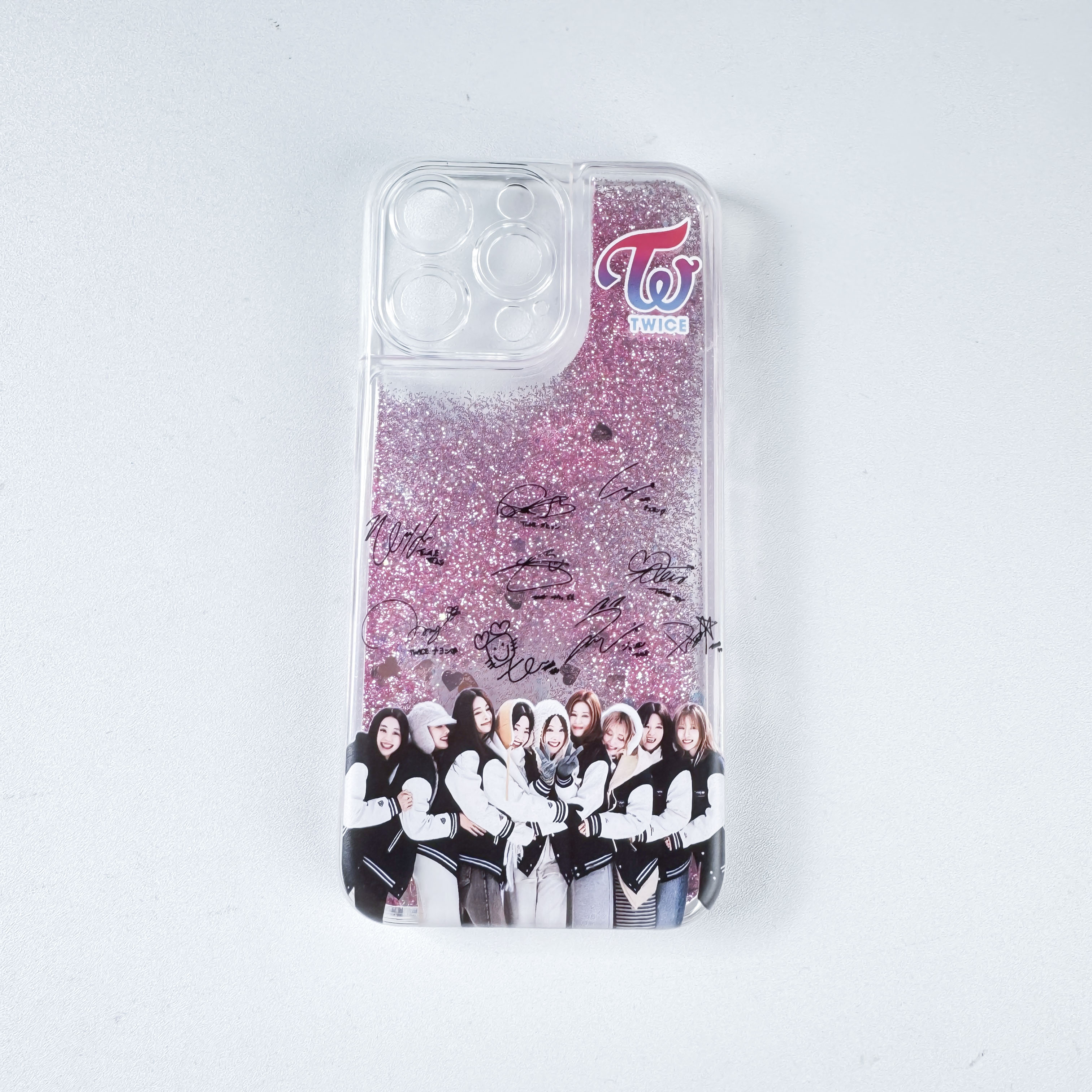 キラキラ流砂スマホケース【TWICE】