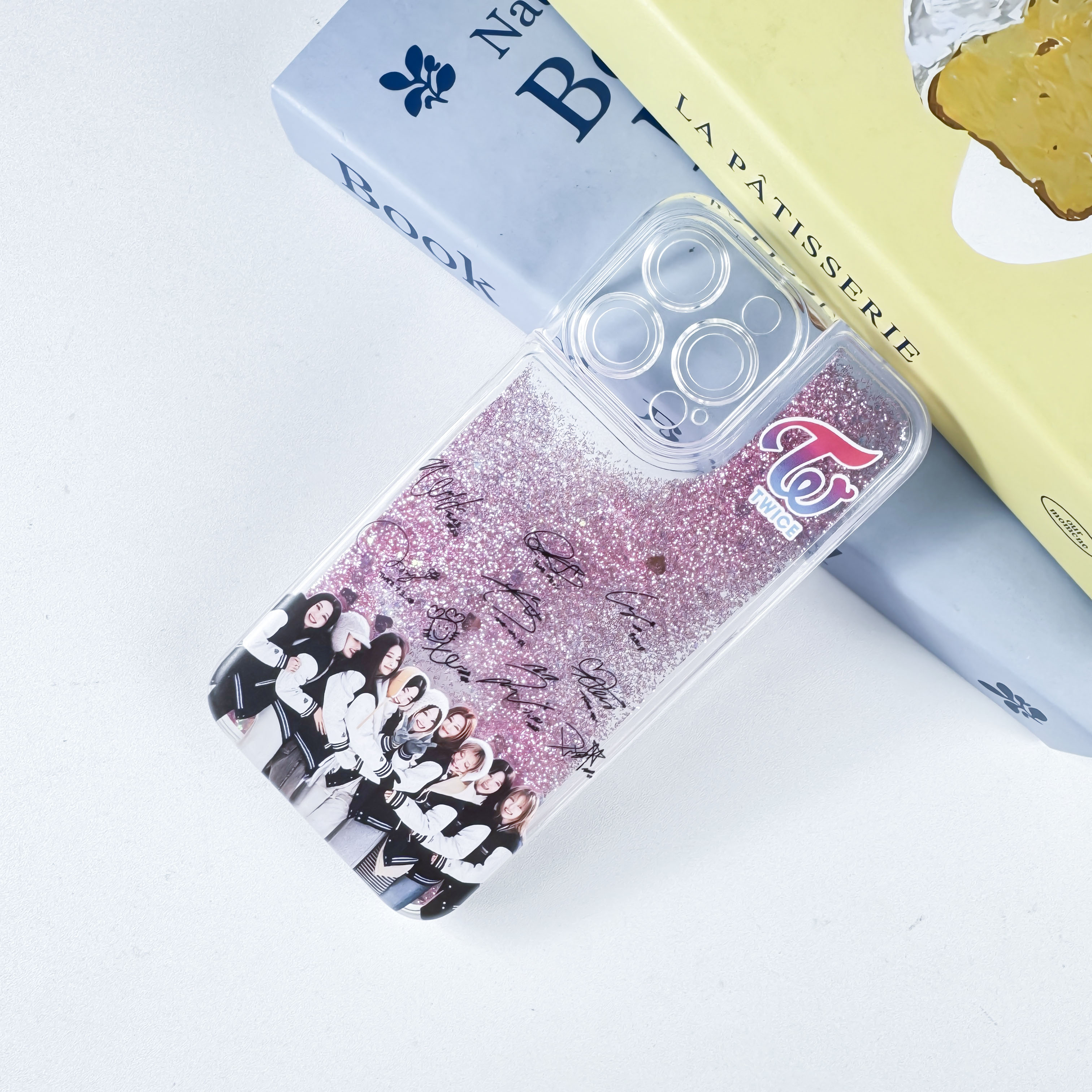 キラキラ流砂スマホケース【TWICE】