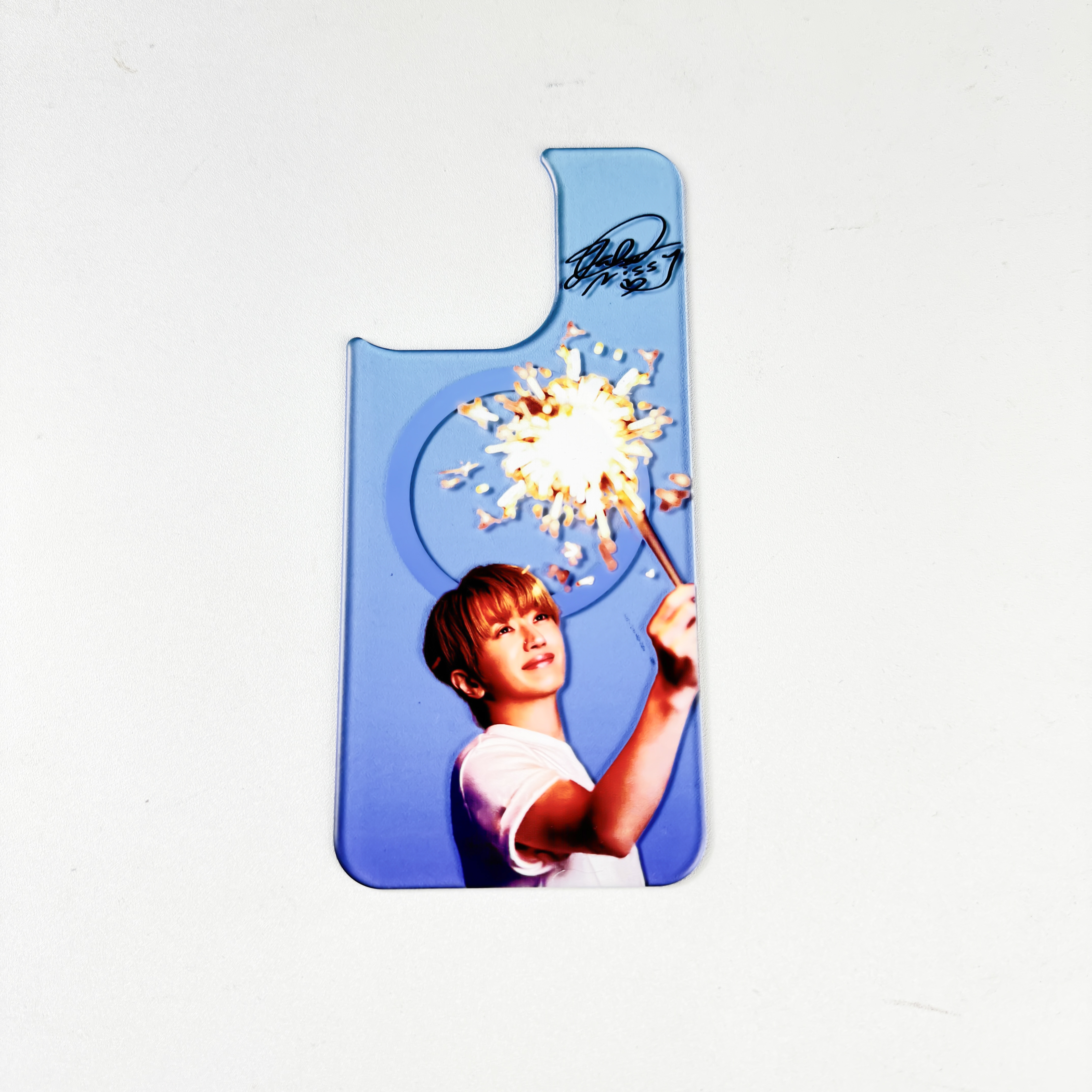 交換可能 バックプレート 付き マグネット 2in1 スマホカバー【Nissy/西島隆弘】