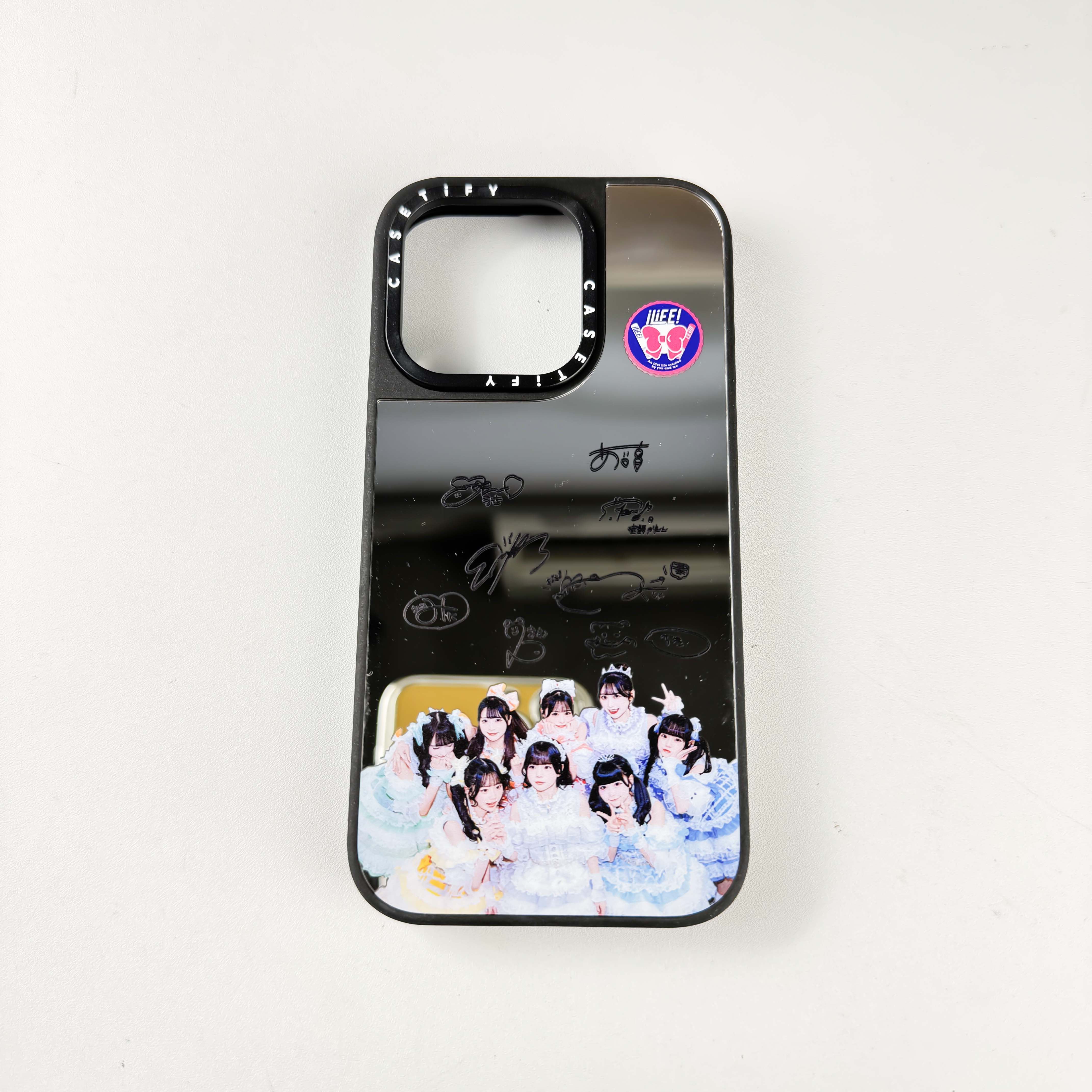 マットバンパー×ミラー スマホケース【iLiFE!】