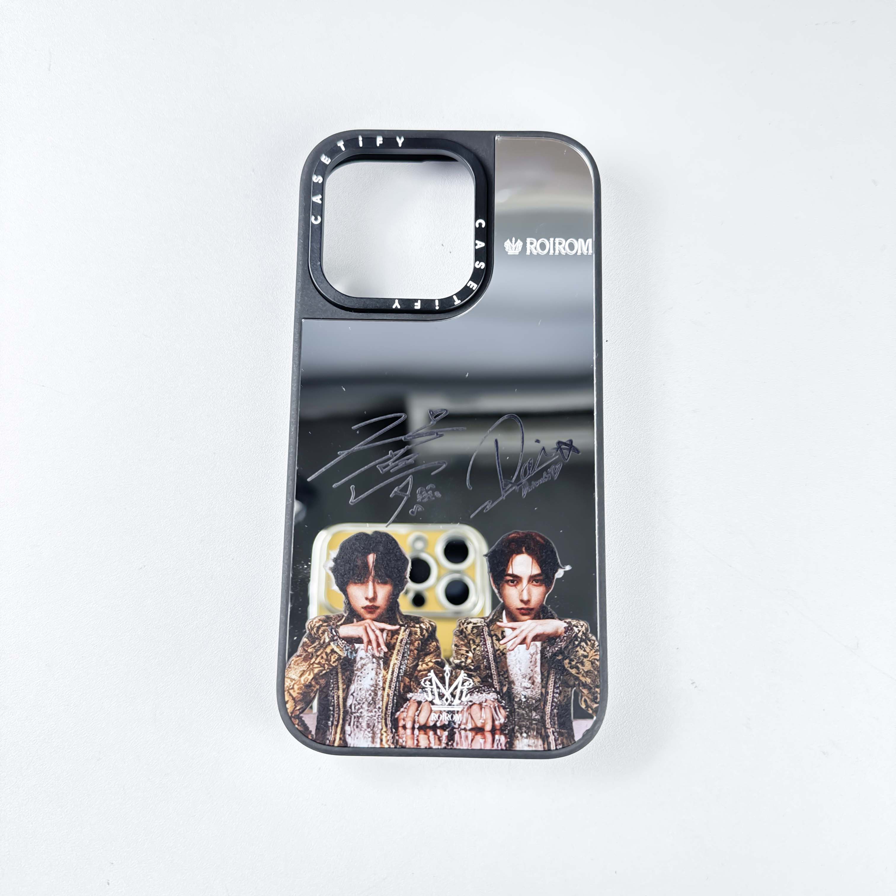 マットバンパー×ミラー スマホケース【ROIROM】