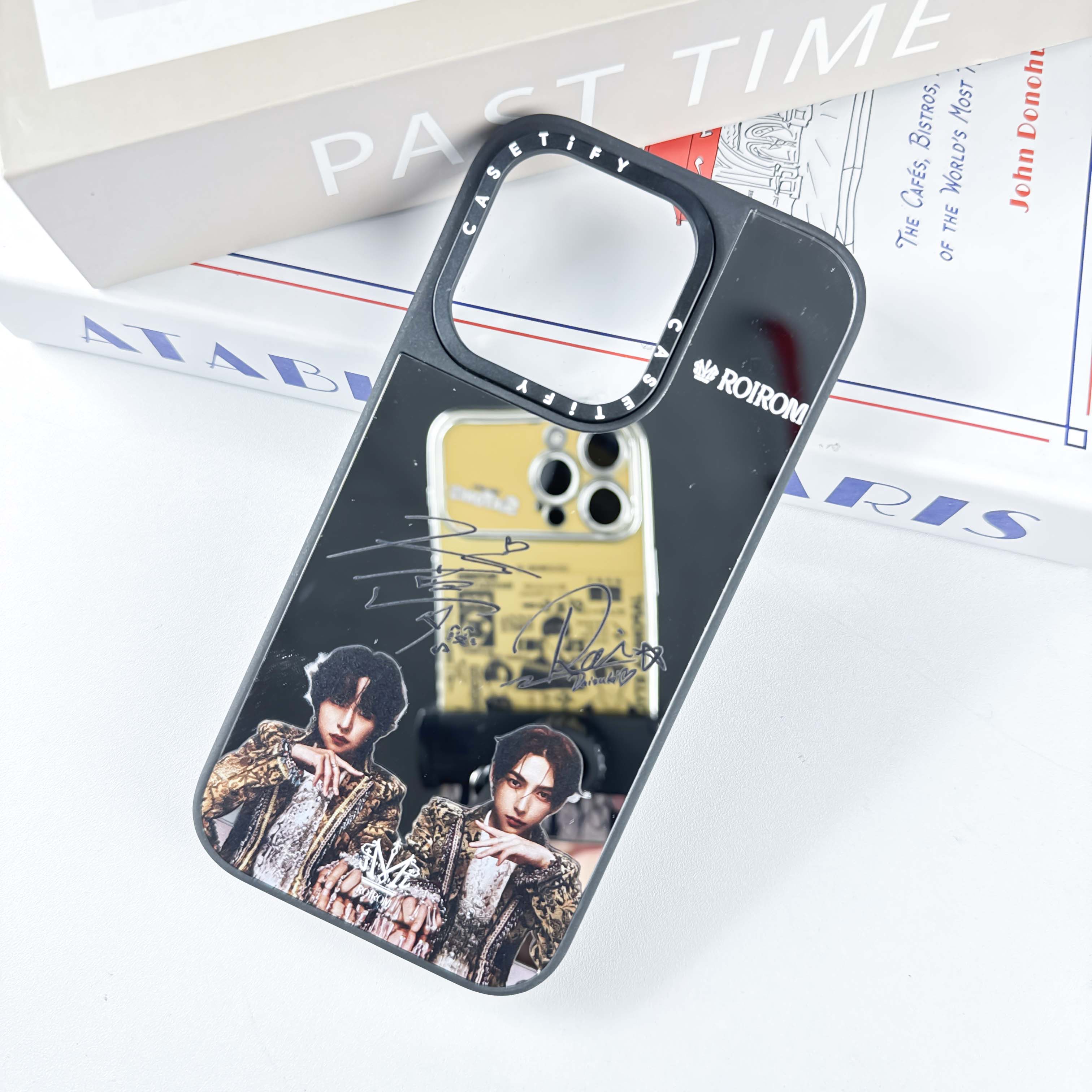 マットバンパー×ミラー スマホケース【ROIROM】