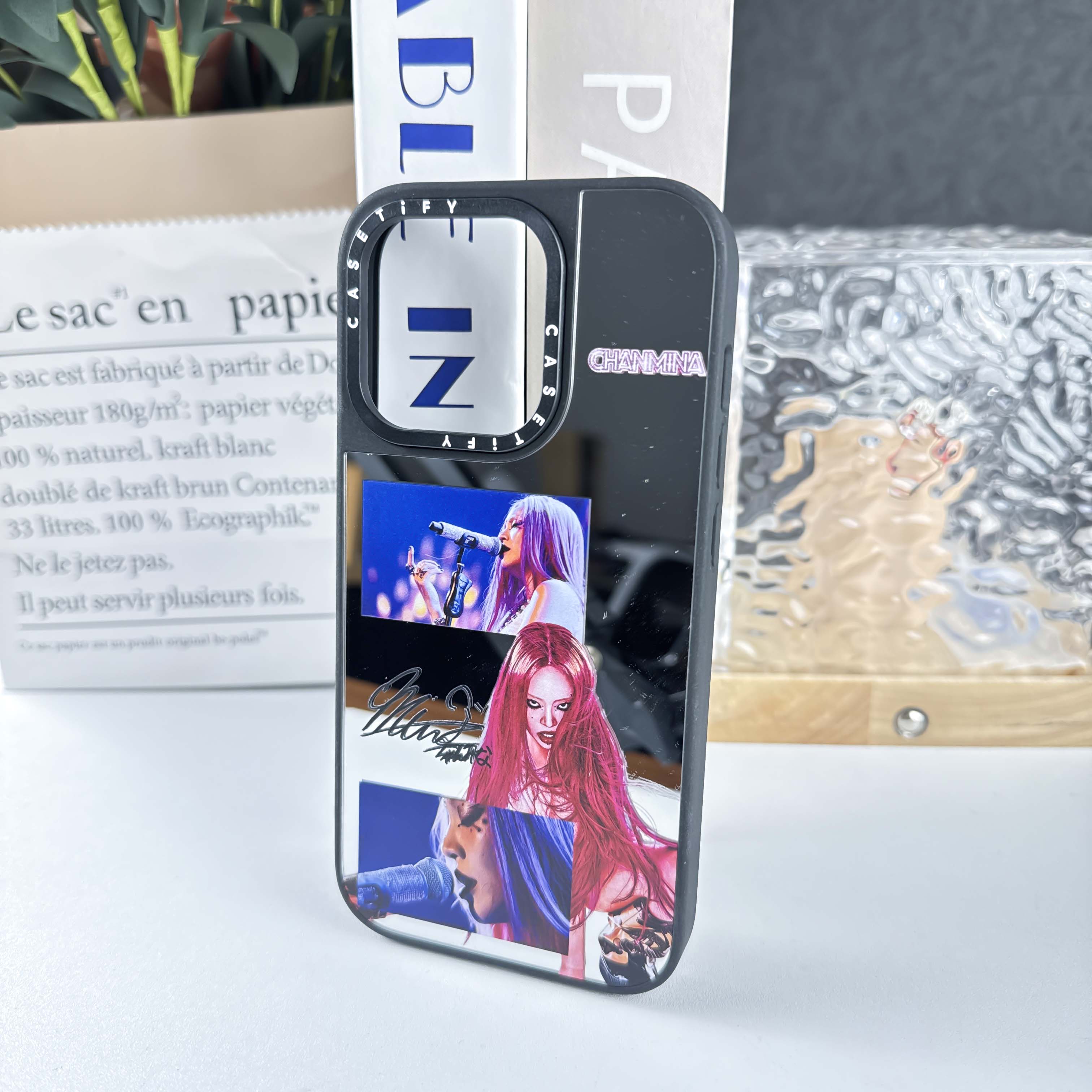 マットバンパー×ミラー スマホケース【ちゃんみなCHANMINA】