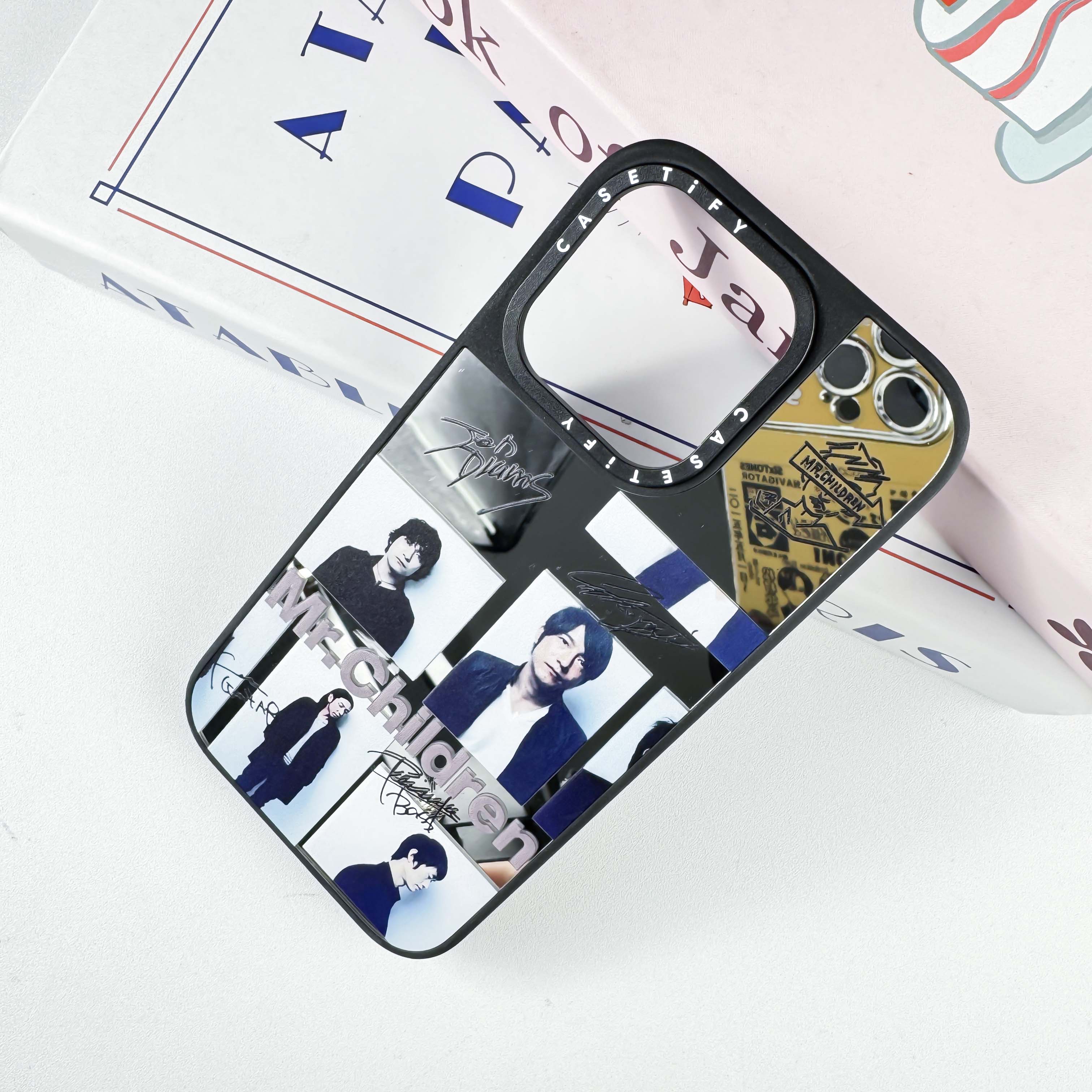 マットバンパー×ミラー スマホケース【Mr.Children】