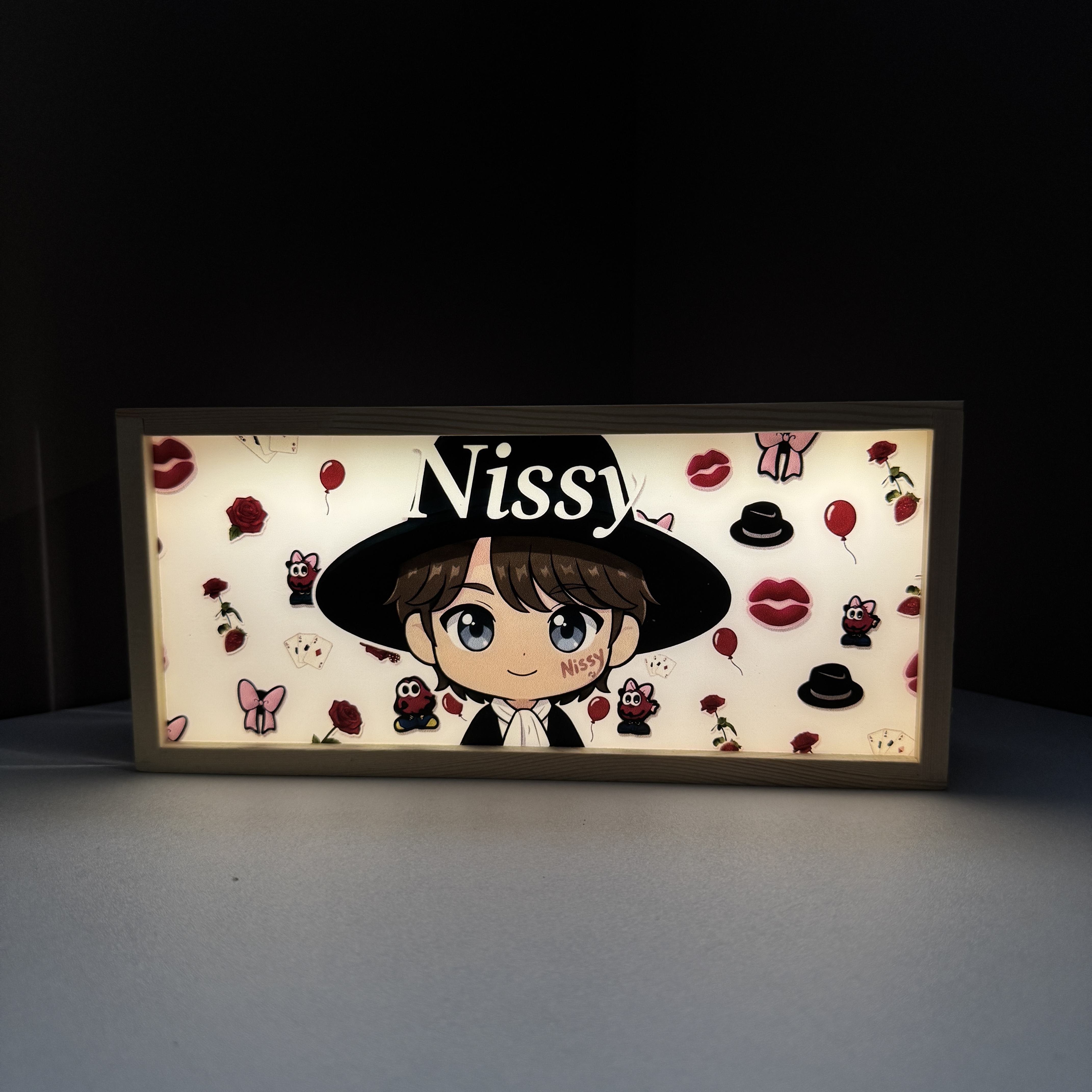 両面デザイン LEDライト【Nissy】